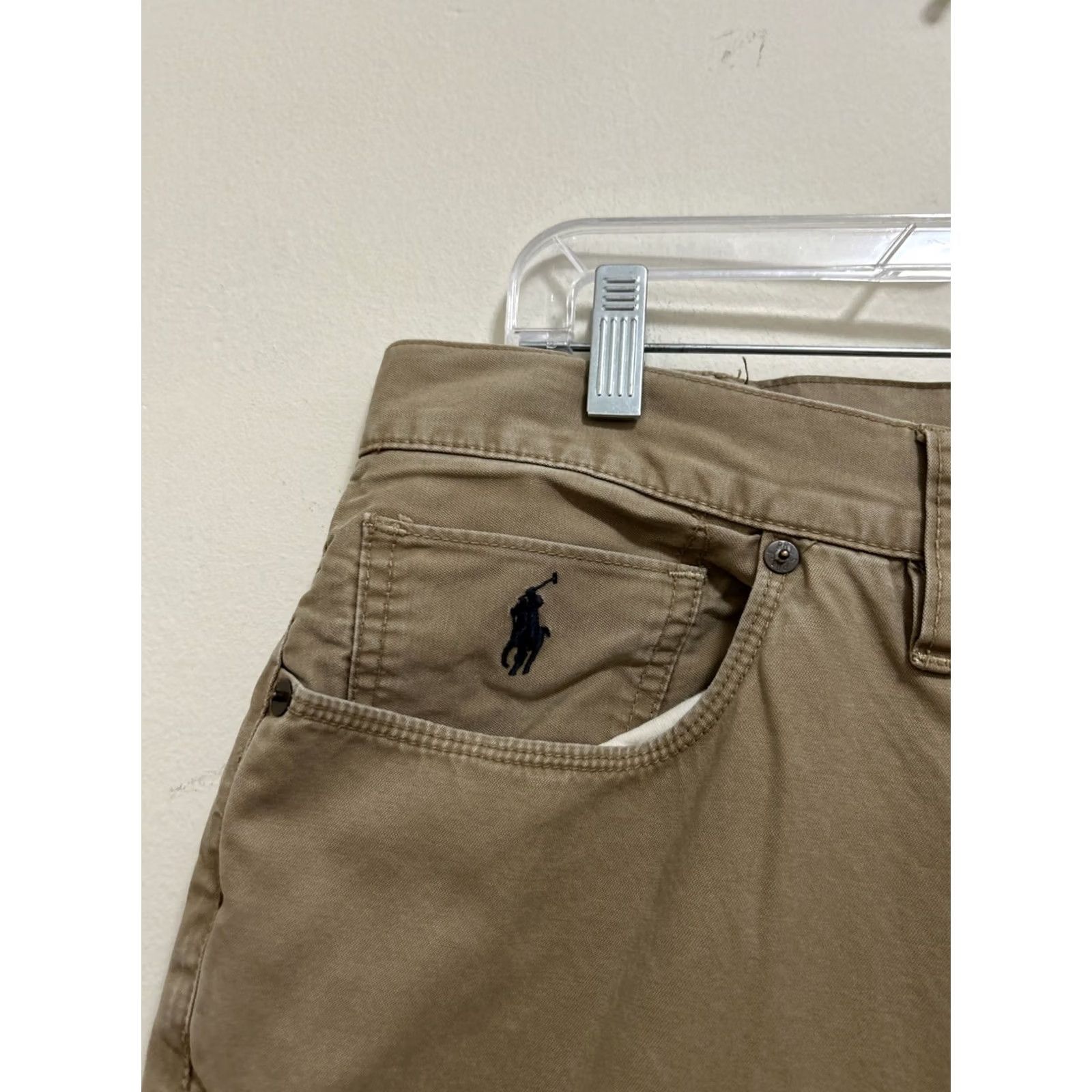 Polo Ralph Lauren VINTAGE Polo Ralph Lauren Pants Mens 38x30 Tan Authentic Dungarees Straight Khaki Size US M / EU 48-50 / 2 - 4 Thumbnail