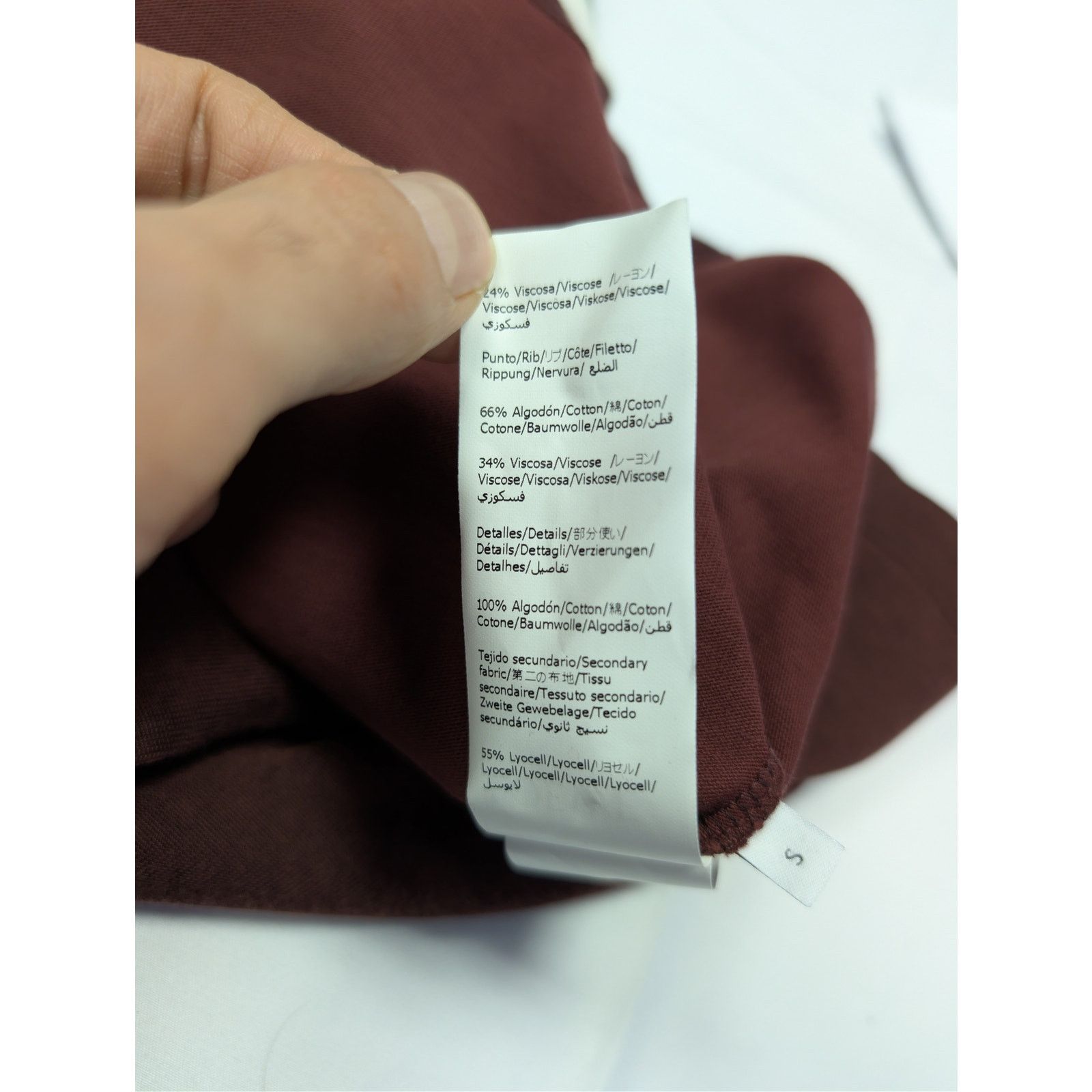 Loewe o1rshd1 '00' number regular-fit T-shirt in burgundy Size US S / EU 44-46 / 1 - 19 Thumbnail