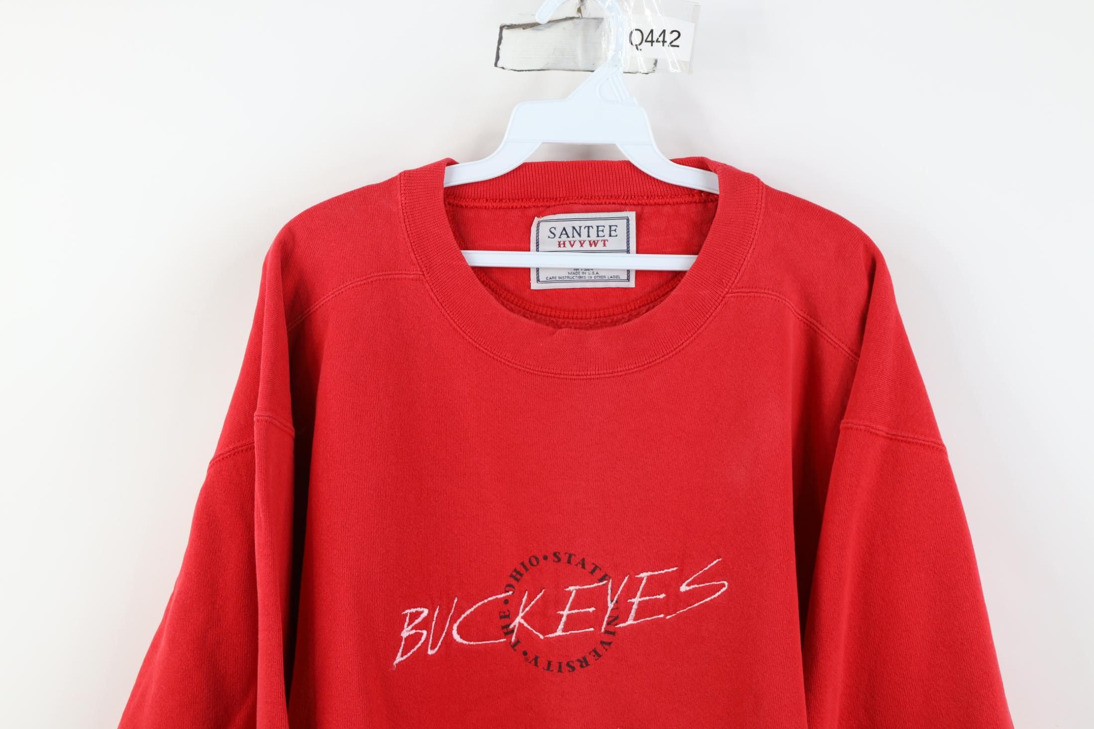 Vintage Vintage 90s Ohio State University Crewneck Sweatshirt Size US L / EU 52-54 / 3 - 2 Thumbnail