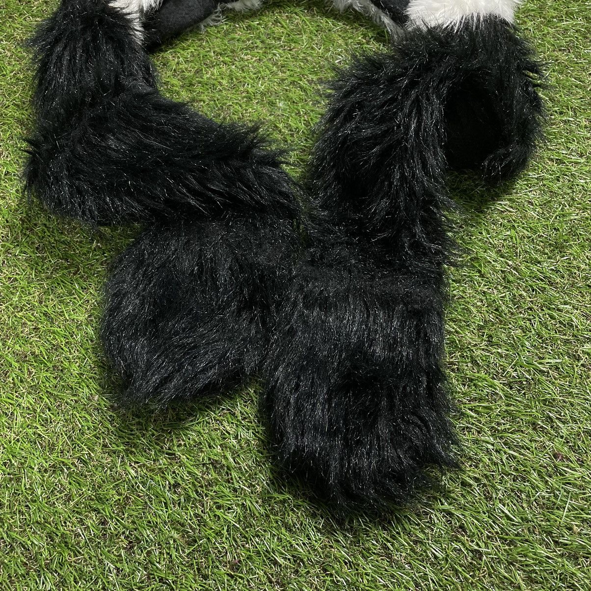 Vintage Vintage Y2K Fuzzy Skeleton Hand Beanie Alt Punk Streetwear O Size ONE SIZE - 2 Thumbnail