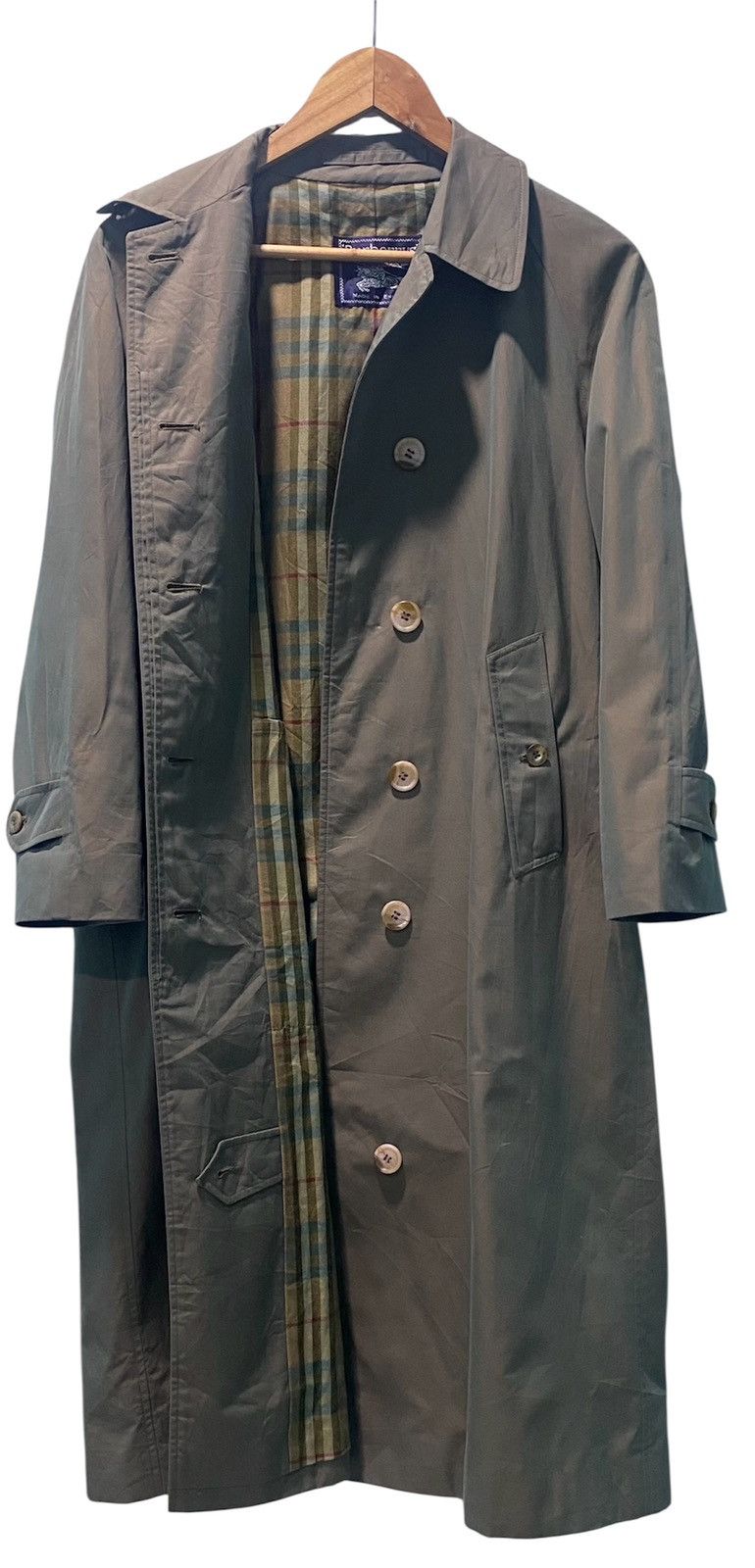 Burberry Vintage Burberry Nova Check Single Breasted Trench Coat Size US S / EU 44-46 / 1 - 1 Thumbnail