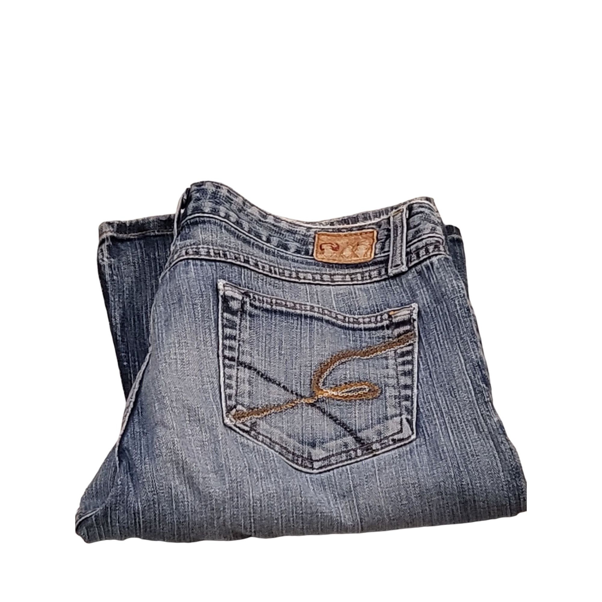 BKE BKE Parker 001676 Jeans Women Sz 31X37 Blue Denim Flare Stre Size 31" - 1 Thumbnail