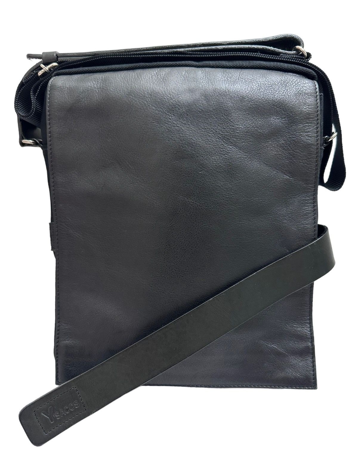 Yohji Yamamoto 🇯🇵 Yohji Yamamoto Y's Y'saccs Hybrid Leather Shoulder Bag Size ONE SIZE - 4 Thumbnail