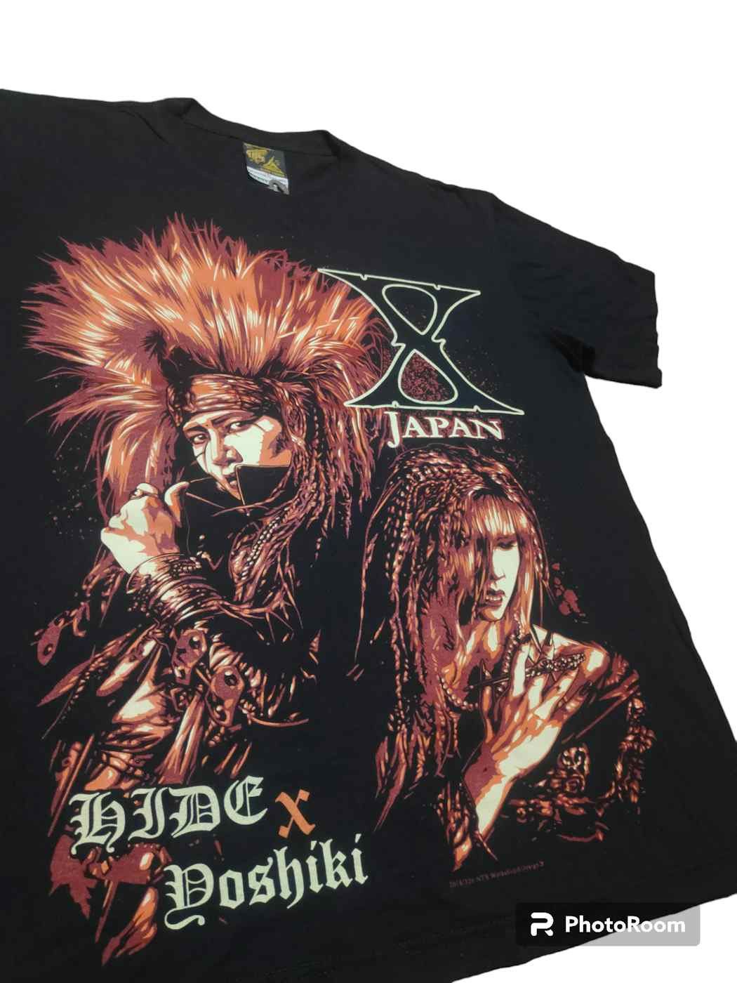 Band Tees × Japanese Brand RARE Bootleg Japanese Band X Japan Yoshiki Hide Size US L / EU 52-54 / 3 - 3 Thumbnail