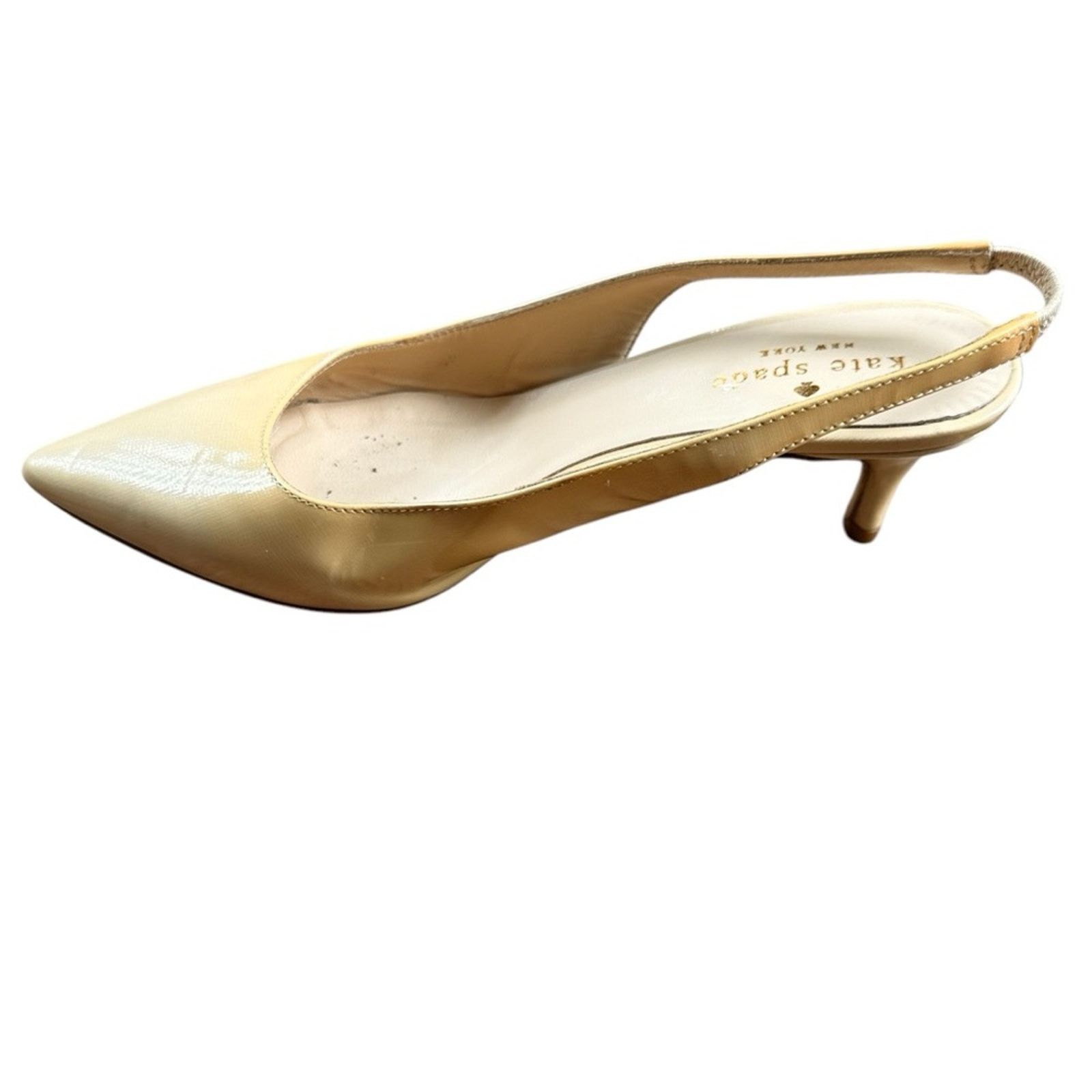 Kate Spade Kate Spade Kitten Slingback Heels – Beige – Size 6.5 – GUC Size US 6.5 / IT 36.5 - 7 Thumbnail