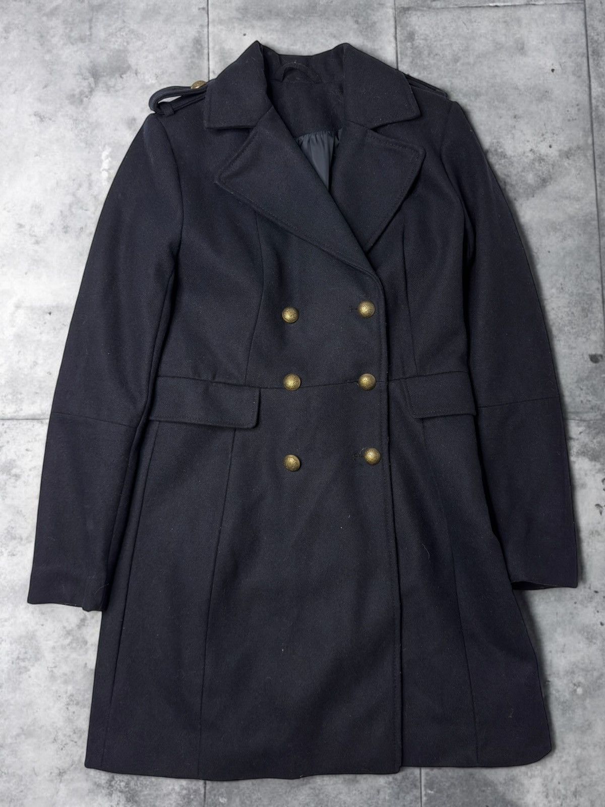 Vintage Vintage 50% wool avant garde coat if6was9 lgb swag y2k 00s Size S / US 4 / IT 40 - 1 Thumbnail