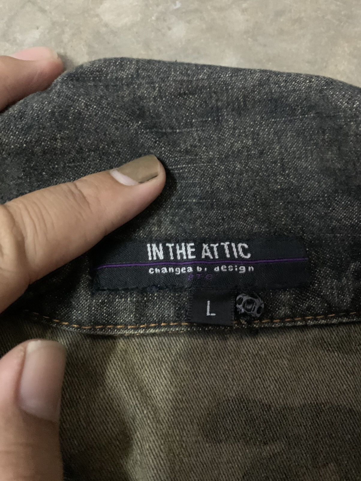 In The Attic × Japanese Brand × Seditionaries In The Attic Art Design Distressed Denim Jacket Size US L / EU 52-54 / 3 - 10 Thumbnail