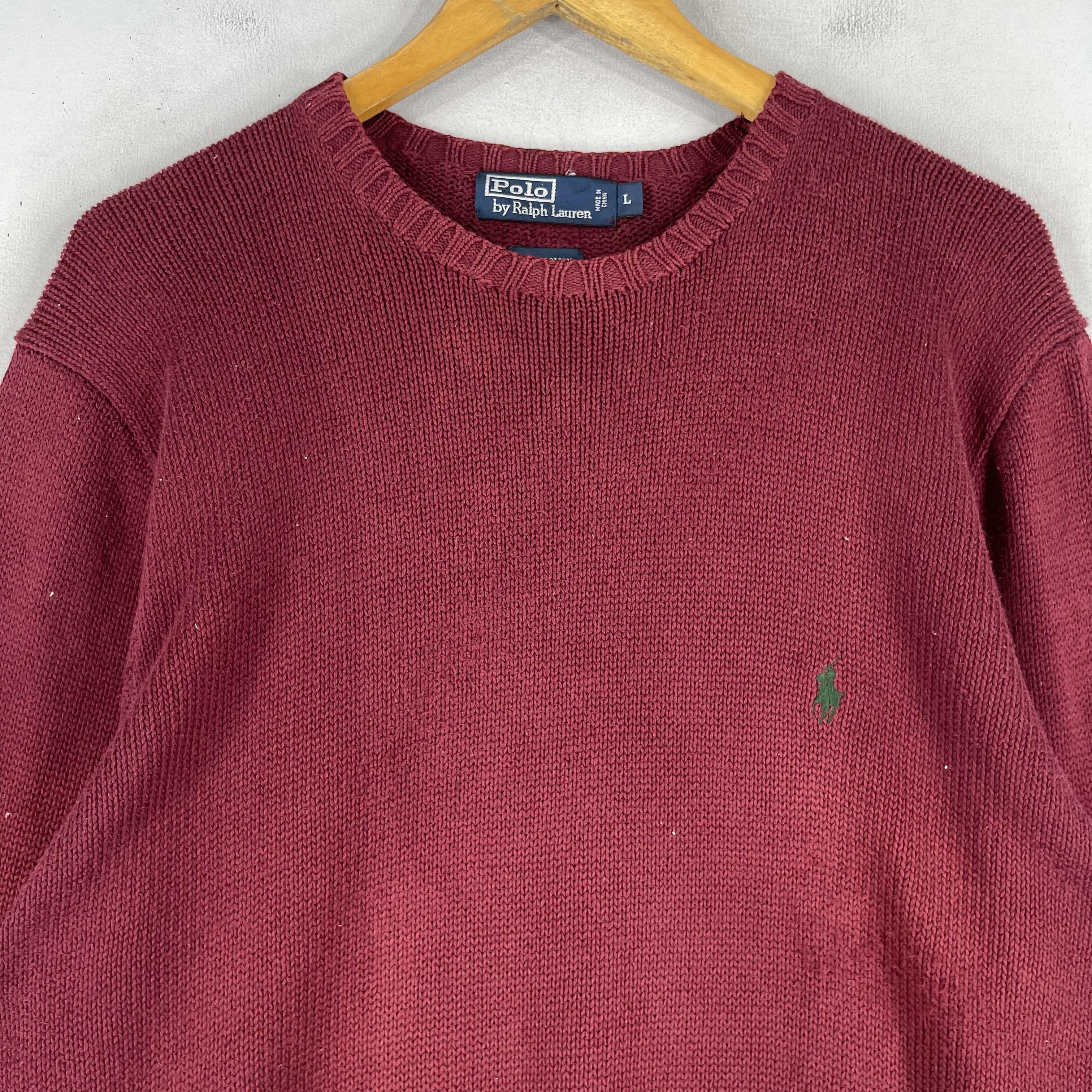 Polo Ralph Lauren × Vintage Vintage 90's Polo Ralph Lauren Pullover Knitwear Size US L / EU 52-54 / 3 - 2 Thumbnail
