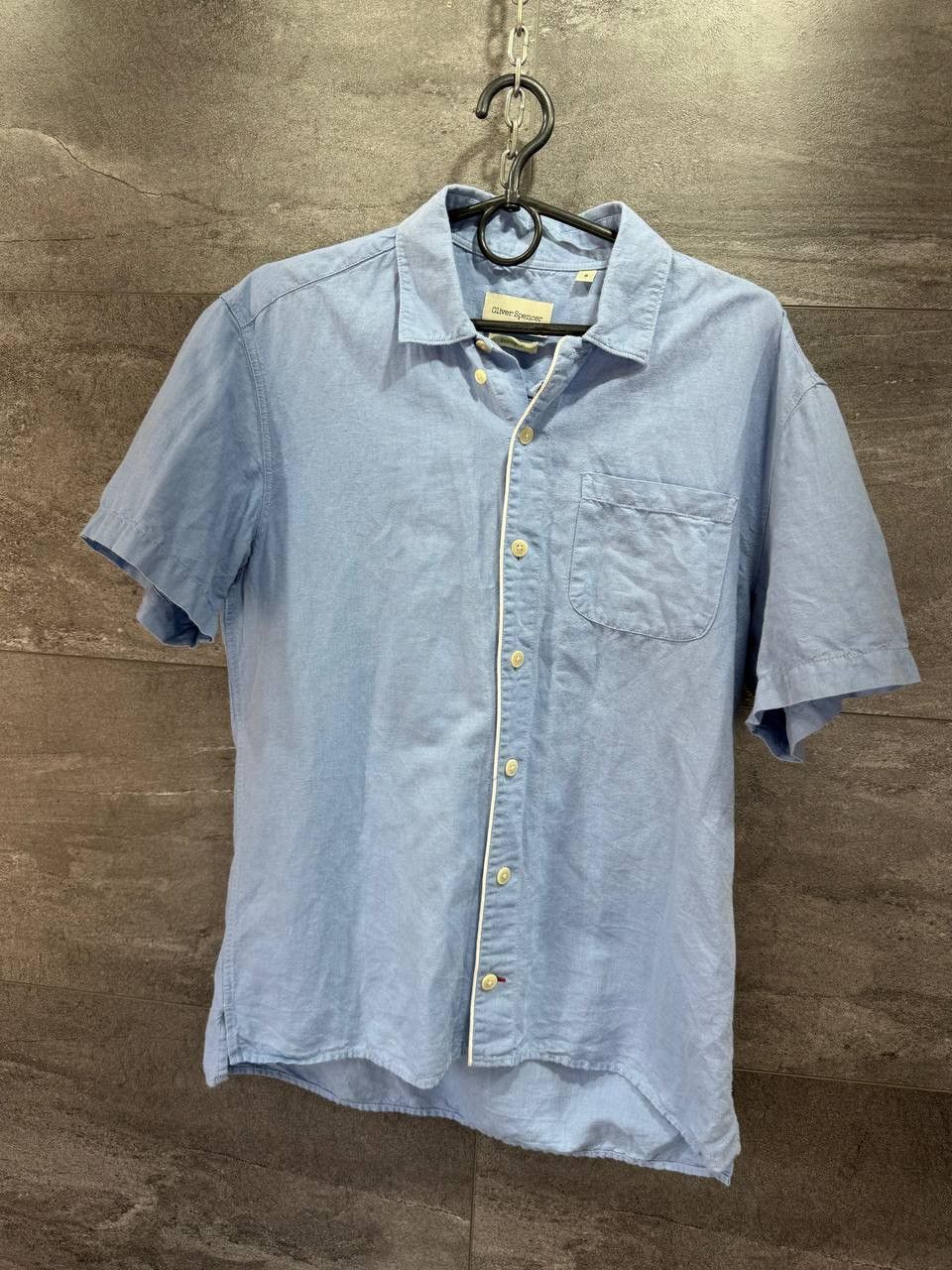 Oliver Spencer Oliver Spencer Luxury Linen Shirt Button Size US S / EU 44-46 / 1 - 1 Thumbnail
