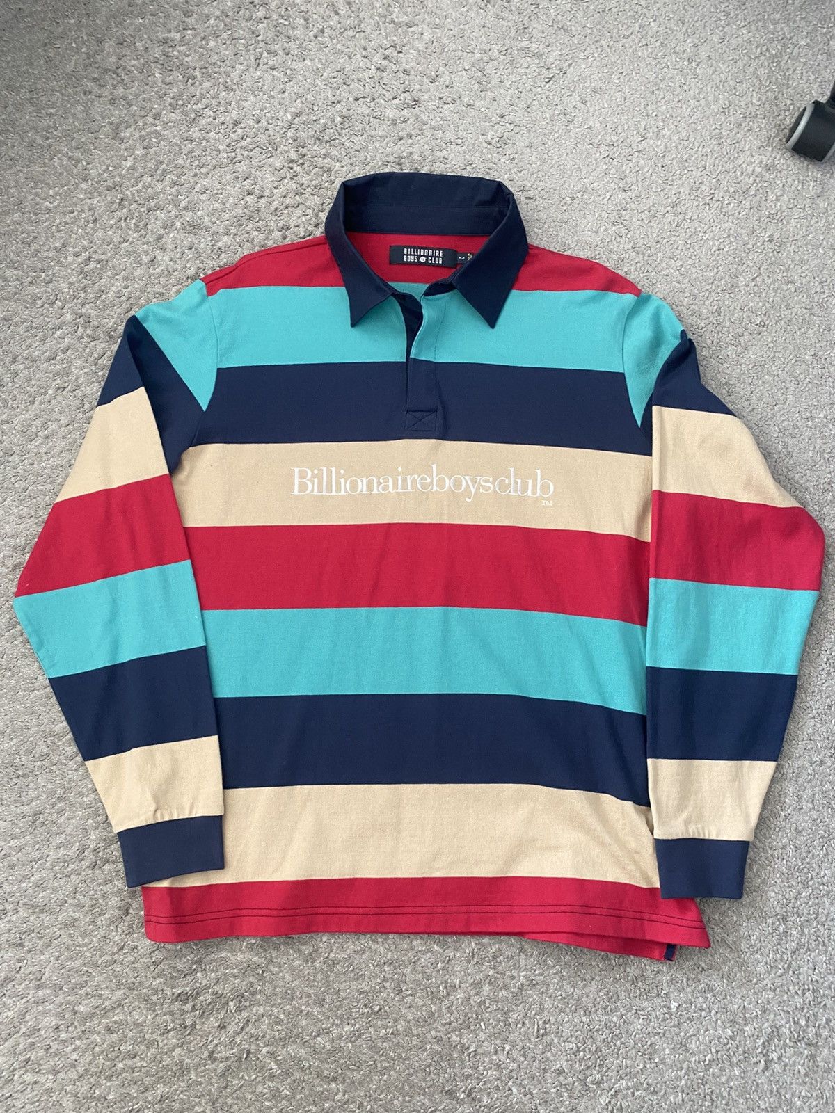 Billionaire Boys Club × Icecream Billionaire Boys Club BBC XL Rugby Polo Longsleeve Shirt y2k Size US XL / EU 56 / 4 - 6 Thumbnail