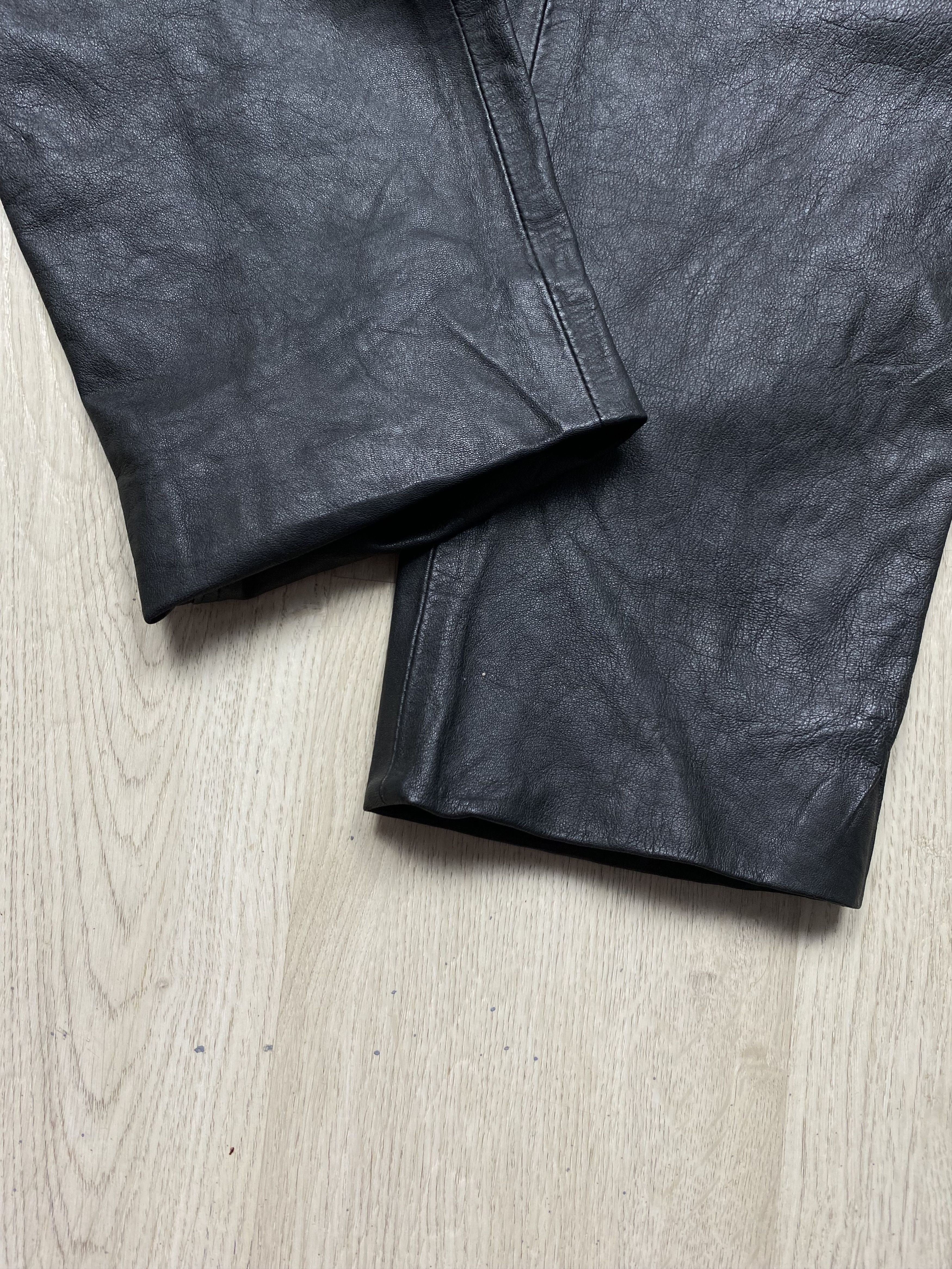 Genuine Leather Vintage Genuine Leather Pants Biker Motorcycle Size US 32 / EU 48 - 4 Thumbnail