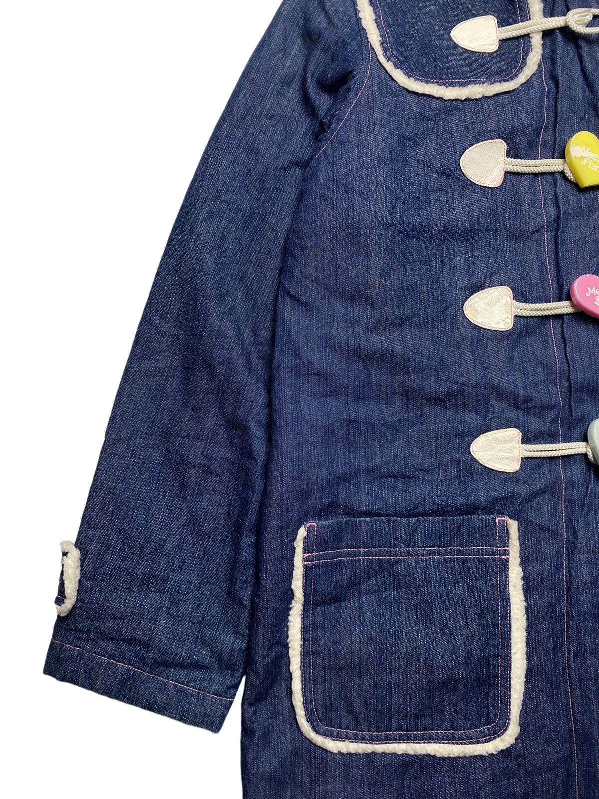 Angel Blue 2000s Mezzo Piano - Long Denim Jacket Size US L / EU 52-54 / 3 - 3 Thumbnail
