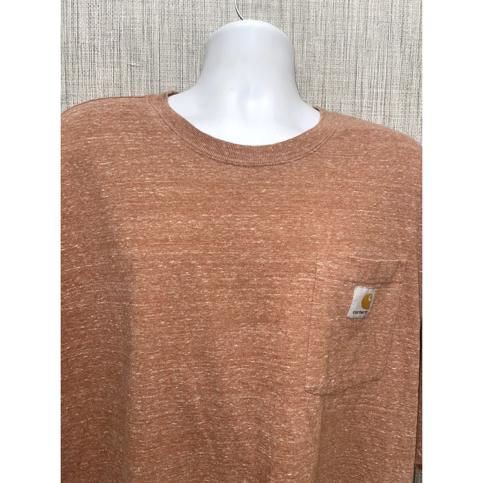 Carhartt Carhartt T-Shirt Mens 2XL Orange Pocket Loose Fit Short Sleeve Size US XXL / EU 58 / 5 - 2 Thumbnail