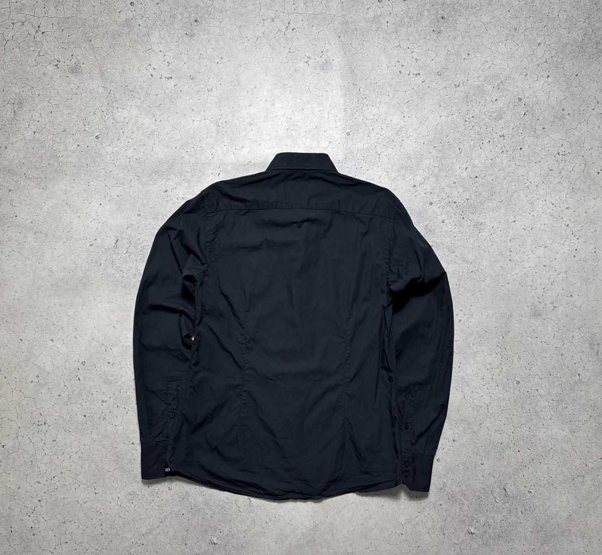 Balenciaga Balenciaga BB Black Luxury Button Up Shirt Vintage Size 42 Size US S / EU 44-46 / 1 - 10 Thumbnail