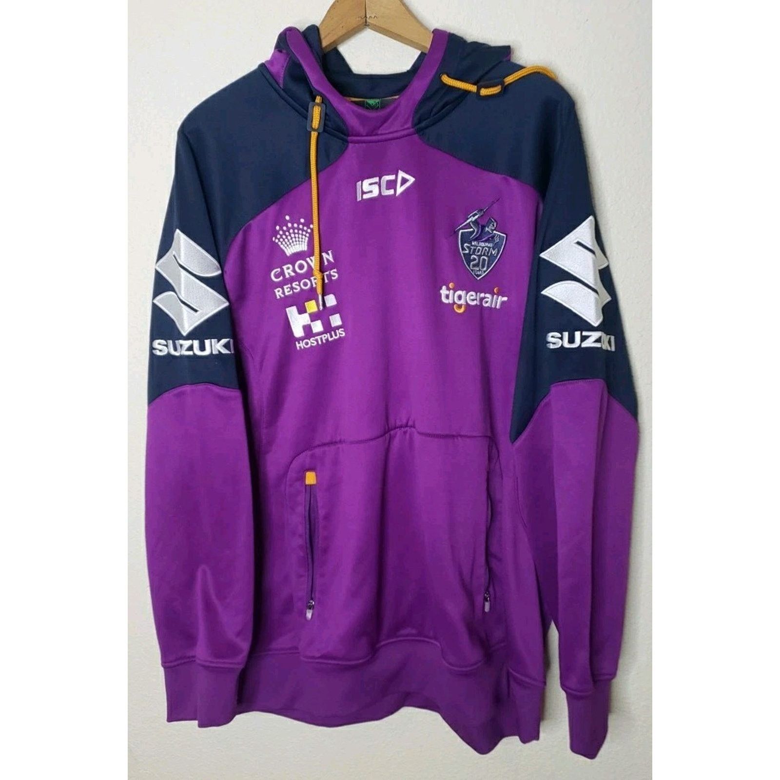 Other NRL Melbourne Storm RUGBY Team Hoodie Mens Size 3XL Suzuki Size US XXL / EU 58 / 5 - 1 Thumbnail