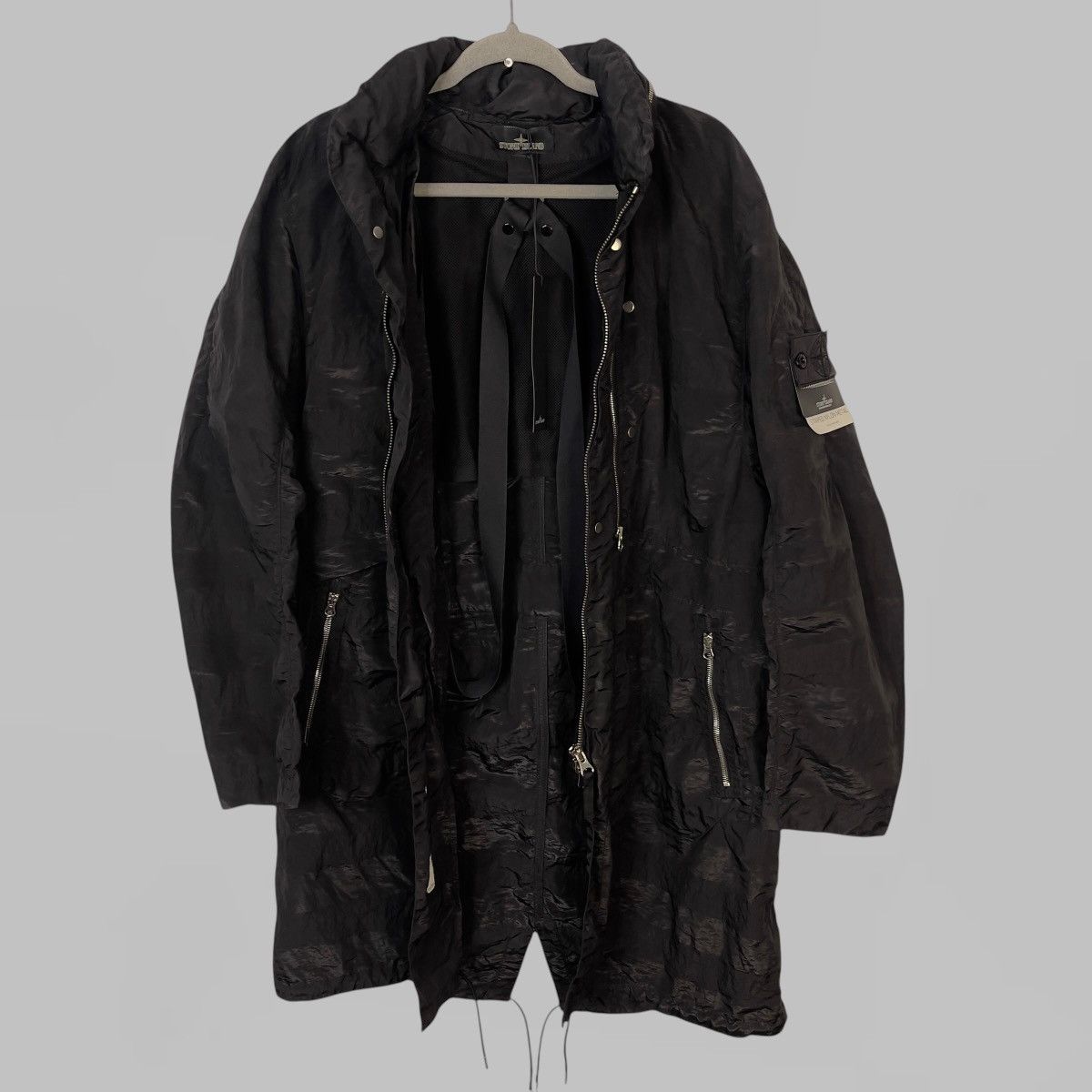 Stone Island Shadow Project Stone island shadow project striped nylon long jacket size m Size US M / EU 48-50 / 2 - 3 Thumbnail