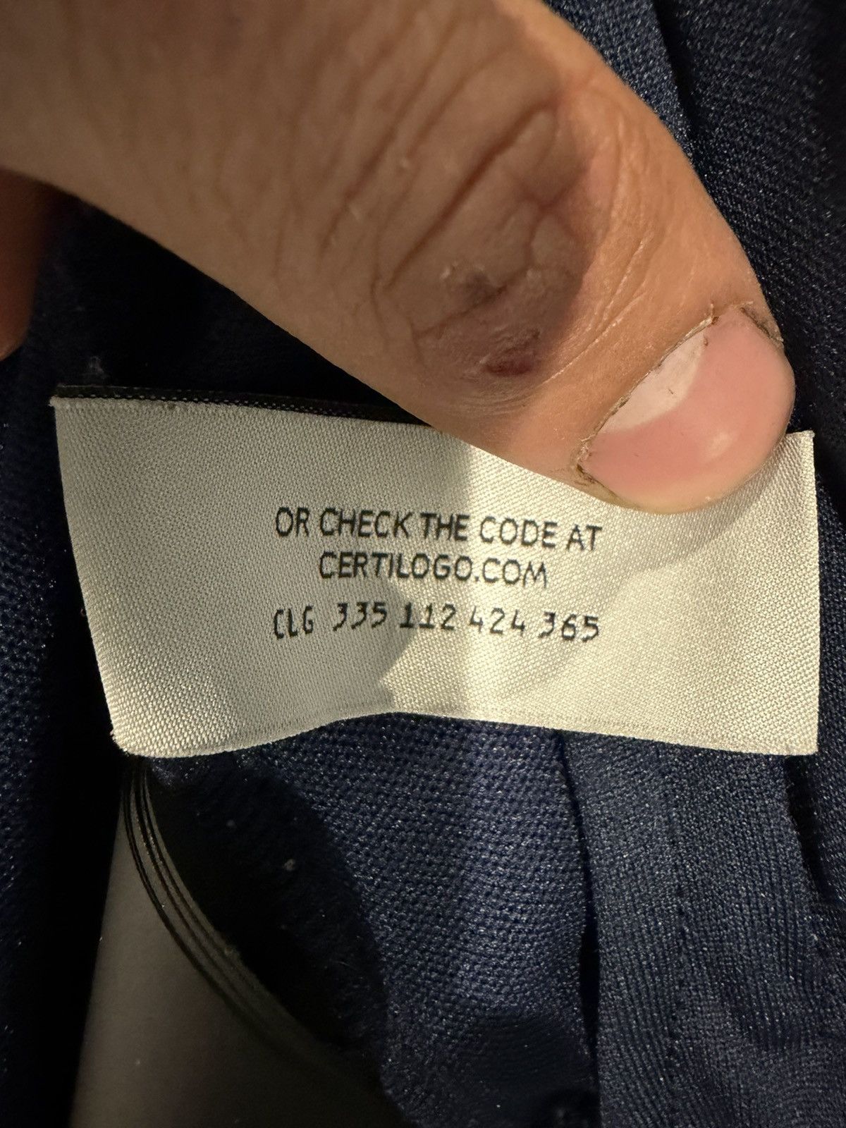 Palm Angels Palm Angels Classic Track Jacket Navy/White - Full Zip Size US XS / EU 42 / 0 - 6 Thumbnail