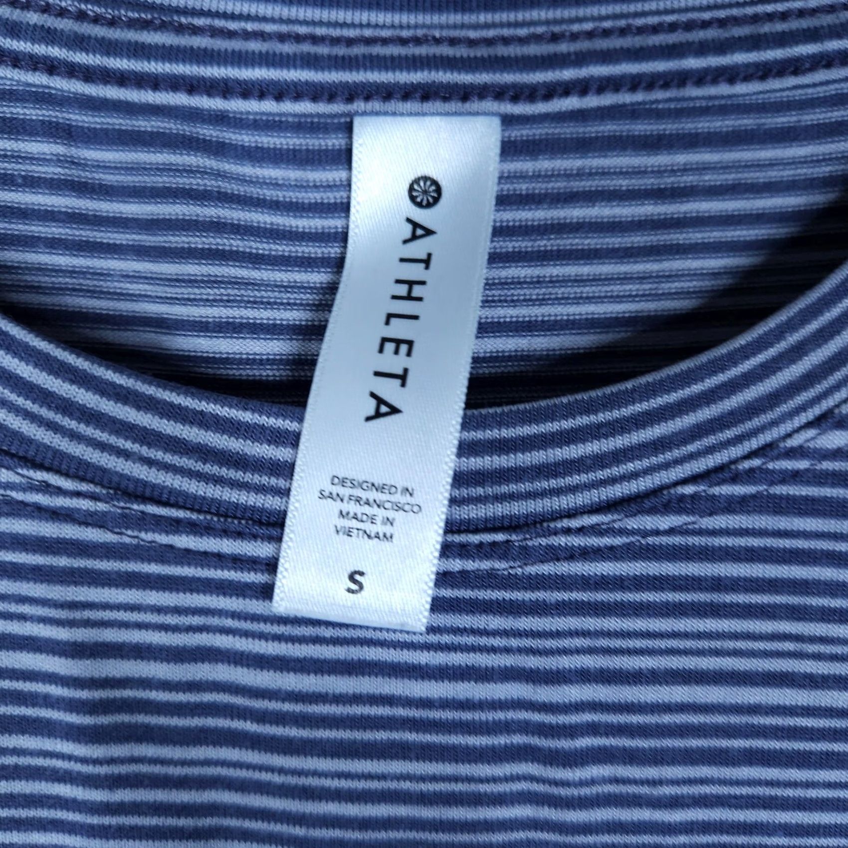 Athleta Athleta Tank Women’s Purple Striped Workout Size S Regular? Size S / US 4 / IT 40 - 3 Thumbnail