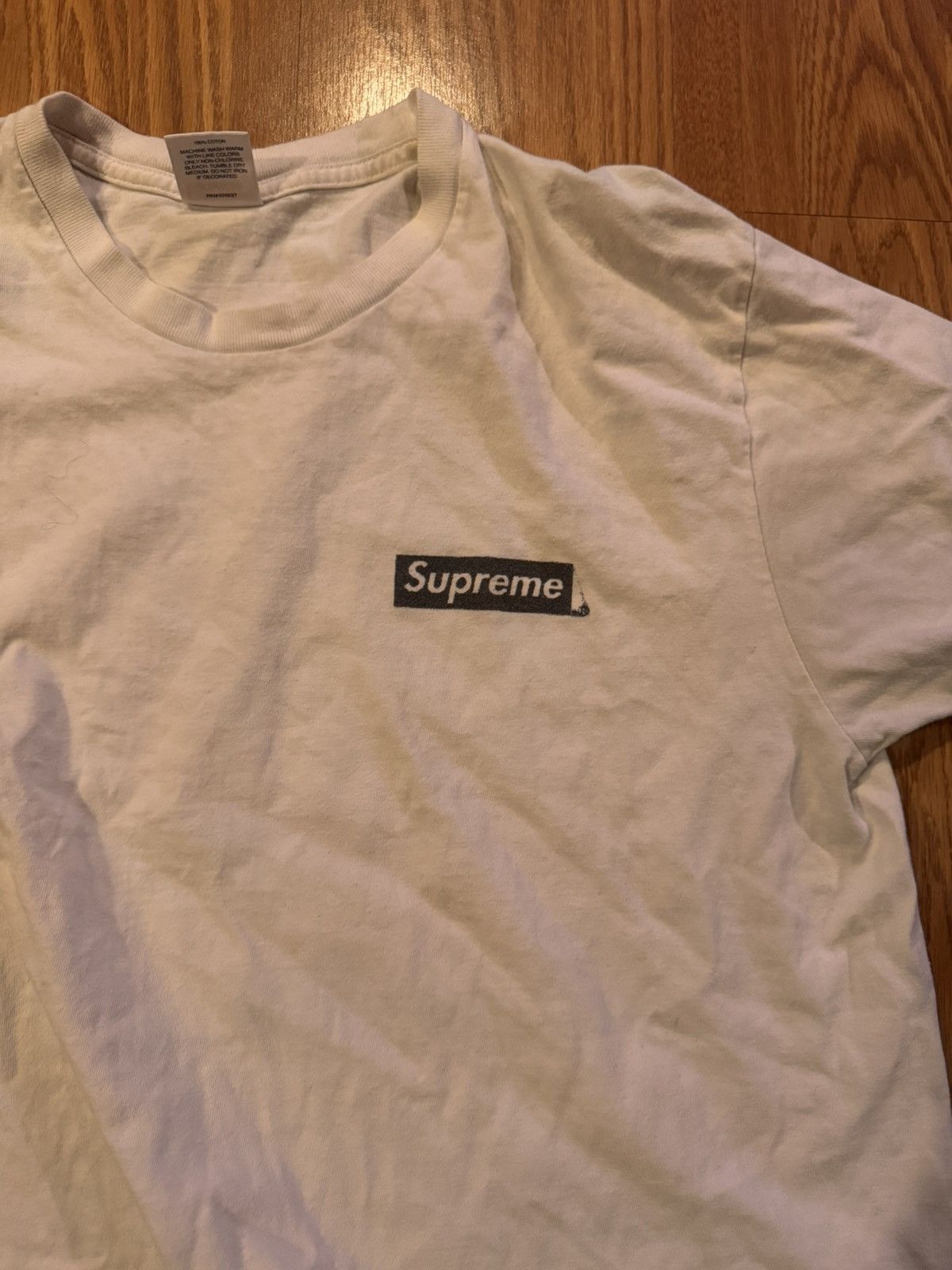 Supreme White Supreme T Shirt Size US L / EU 52-54 / 3 - 2 Thumbnail