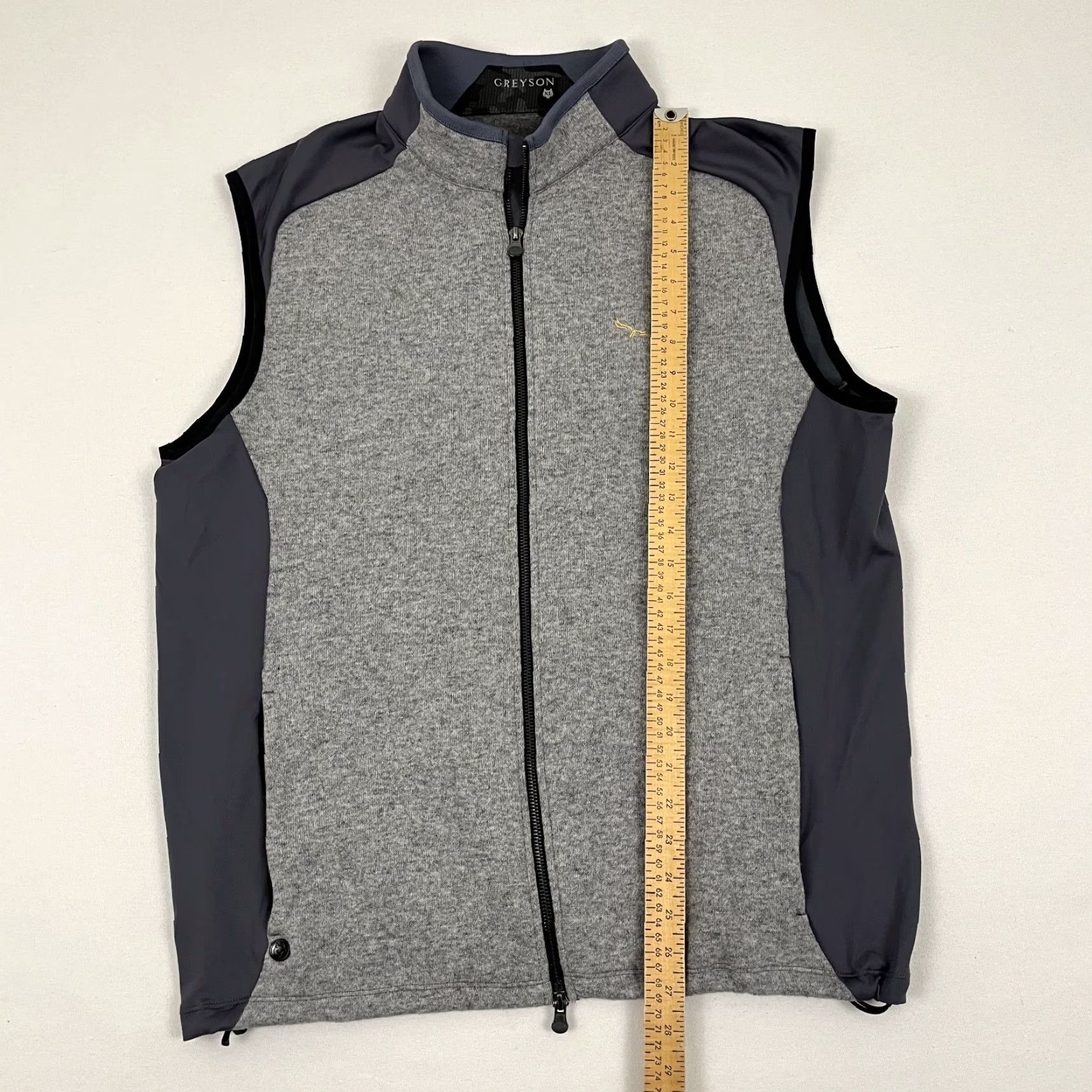 Vintage Greyson Vest Mens XL Gray Wool Golf Full Zip Preppy Performance Sequoia Luxe Size US XL / EU 56 / 4 - 6 Thumbnail