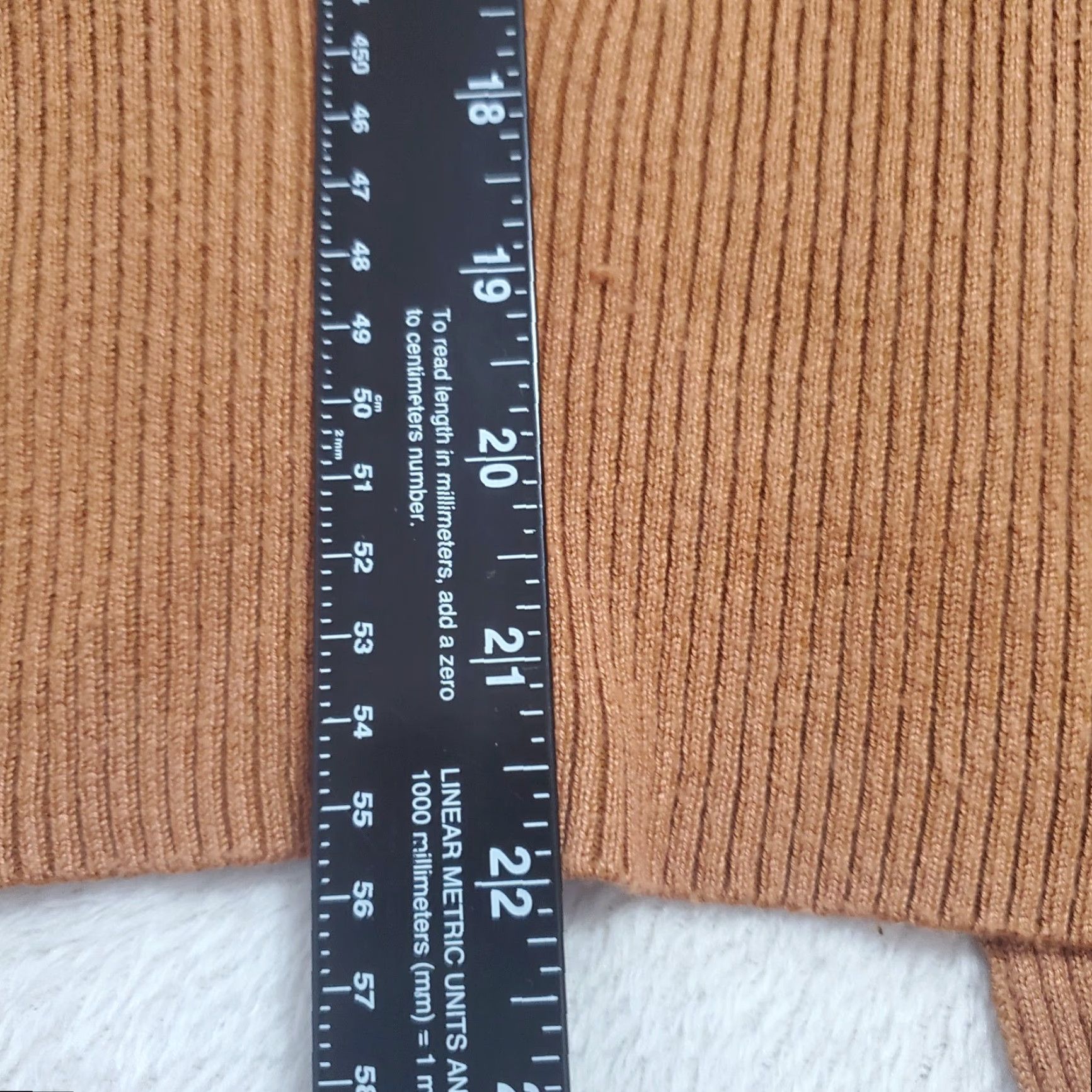 Vintage Magaschoni Cardigan Sweater Size XS Brown Open Front Ribbed Detail Long Sleeve Size XS / US 0-2 / IT 36-38 - 7 Thumbnail