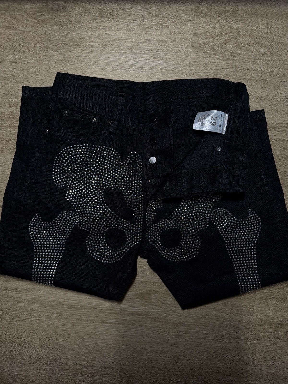 MNML MNML Skelton Jeans dead stock Size US 29 - 1 Thumbnail
