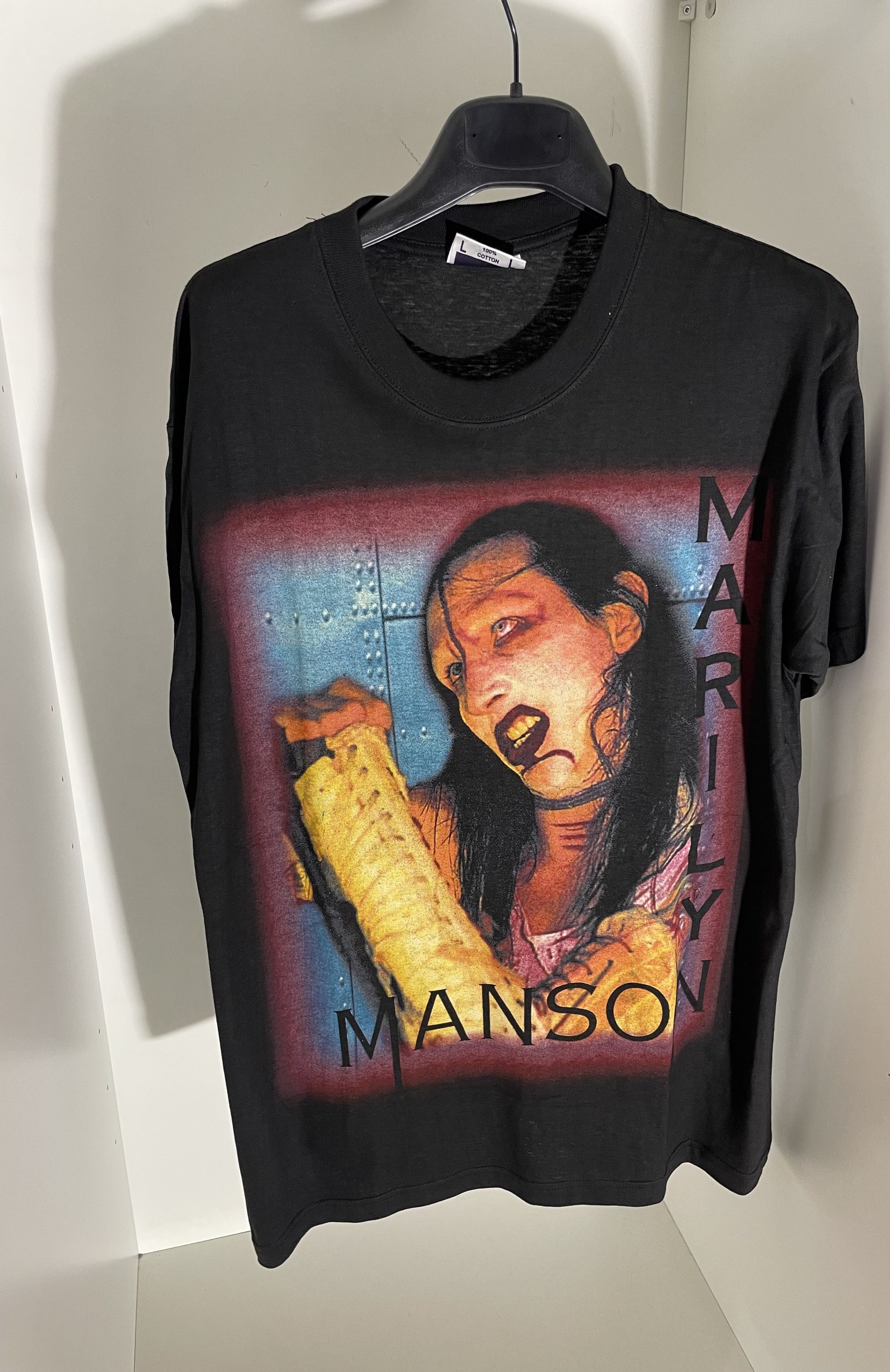 Marilyn Manson Vintage Marilyn Manson Antichrist Superstar 90’s tee Size US L / EU 52-54 / 3 - 1 Thumbnail