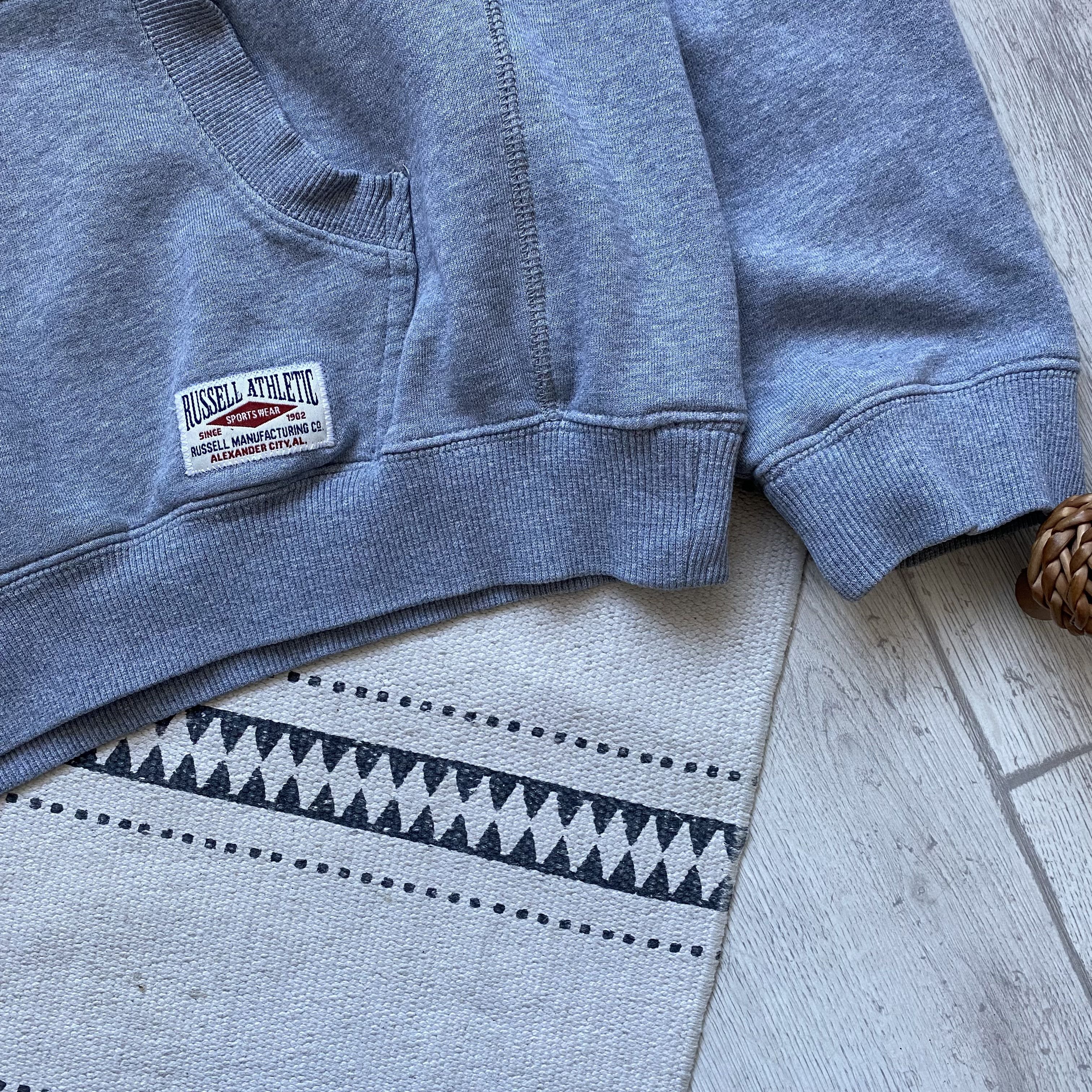 Russell Athletic 🐘Vintage 00s Russell Athletic boxy hoodie cropped Size US XL / EU 56 / 4 - 5 Thumbnail