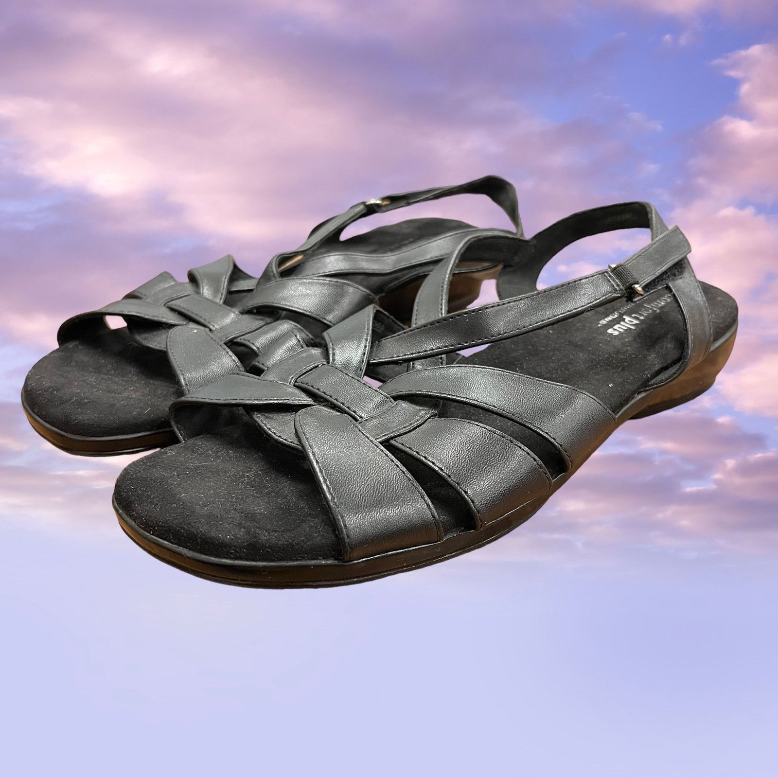 Other Size 38 Comfort Plus By Predictions 1” Heel strappy Sandal Size US 8 / IT 38 - 1 Thumbnail