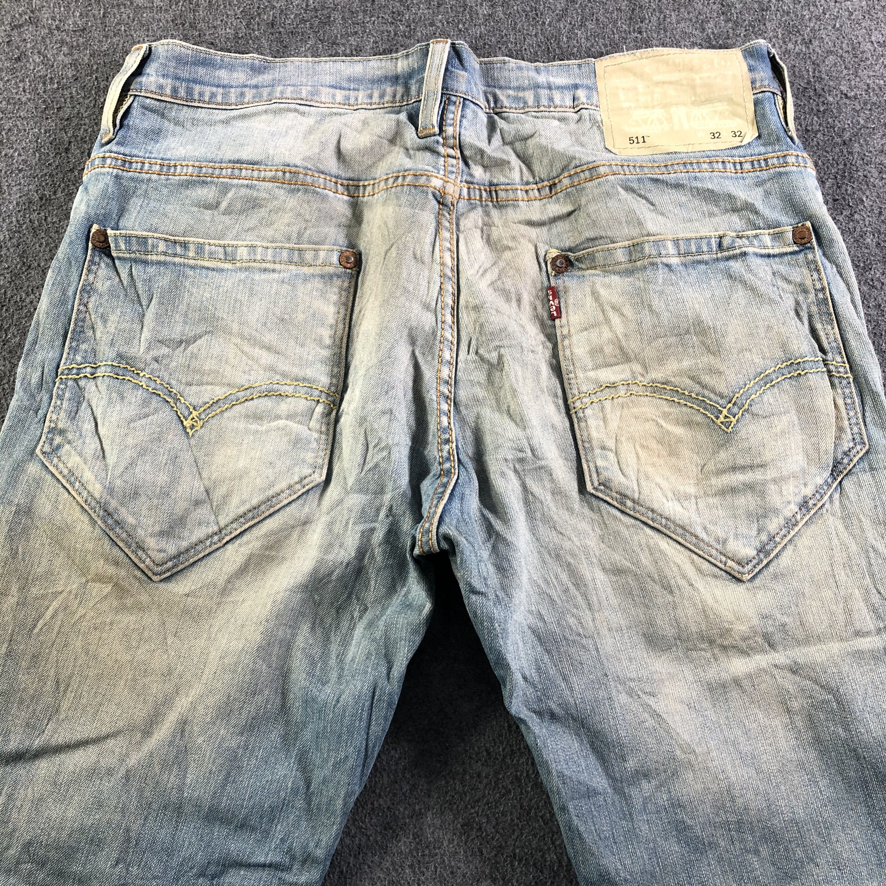 Levi's Vintage Light Wash Levis 511 Jeans-J3901 Size US 33 - 4 Thumbnail