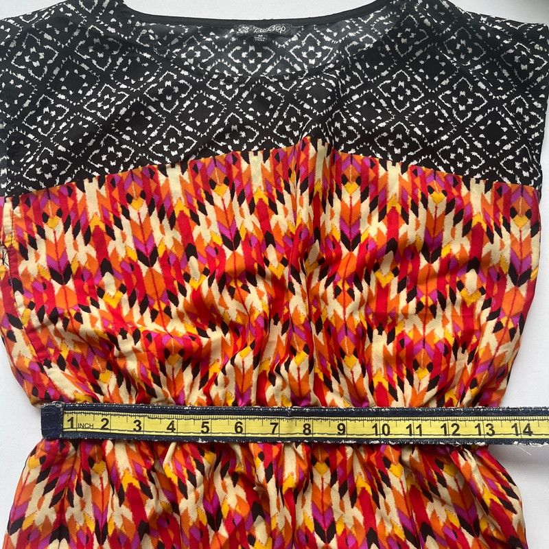 Designer BeBop Women's Multicolored Pattern Casual Dress Medium Size M / US 6-8 / IT 42-44 - 5 Thumbnail