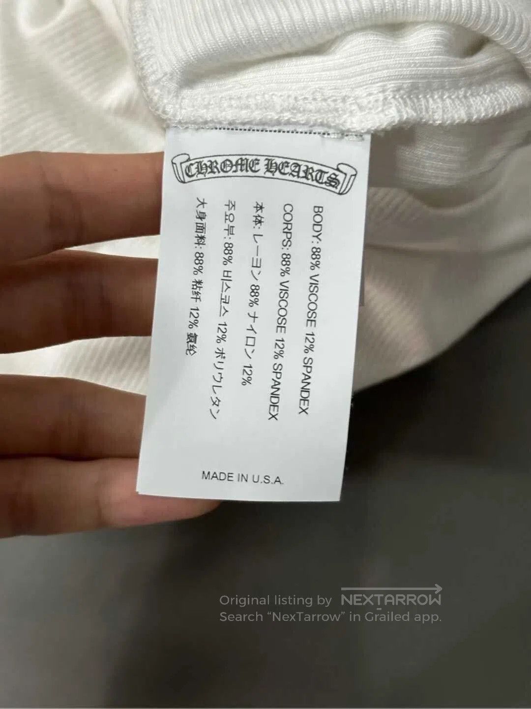 Chrome Hearts Chrome Hearts White Embroidered Mini Skirt. Size 23" - 5 Thumbnail