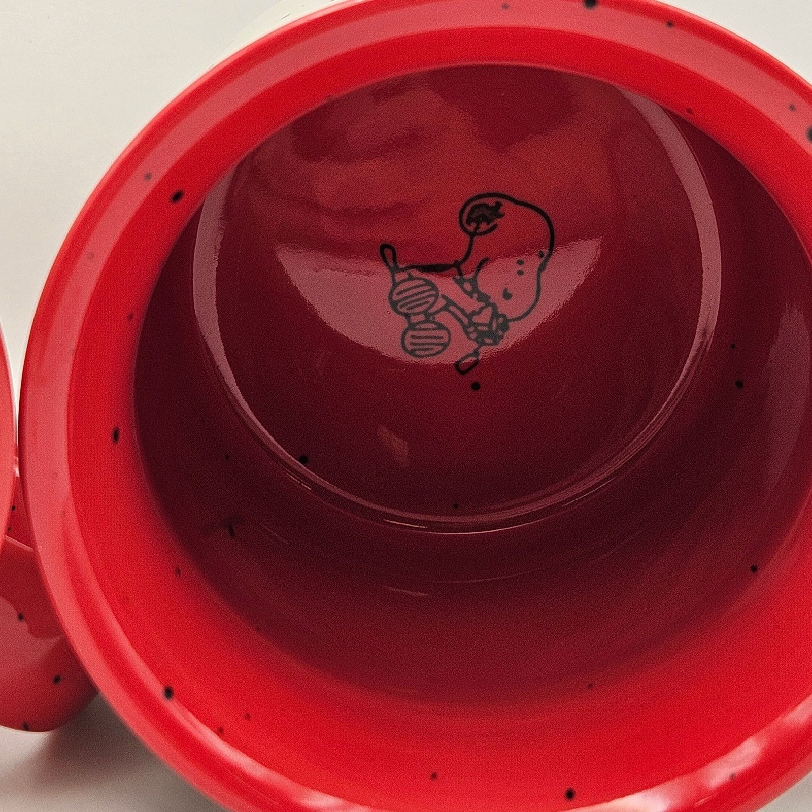 Other LOT OF 2 - GIBSON OVERSEAS PEANUTS MUG CREAM WHITE RED NWOT Size ONE SIZE - 6 Thumbnail