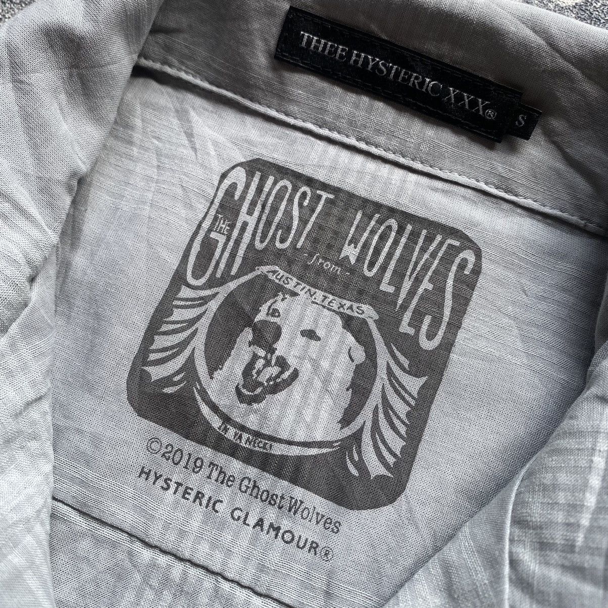 Hysteric Glamour 🔥HYSTERIC GLAMOUR x THE GHOST WOLVES SHIRT. Size US S / EU 44-46 / 1 - 10 Thumbnail
