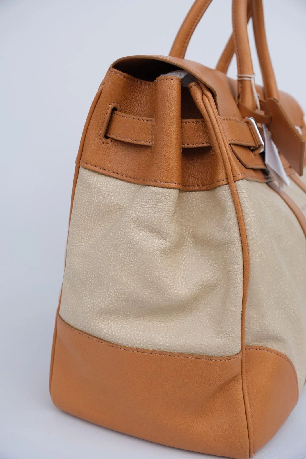 Brunello Cucinelli New Brunello Cucinelli Leather Vachetta Cowhide Country Size ONE SIZE - 2 Thumbnail