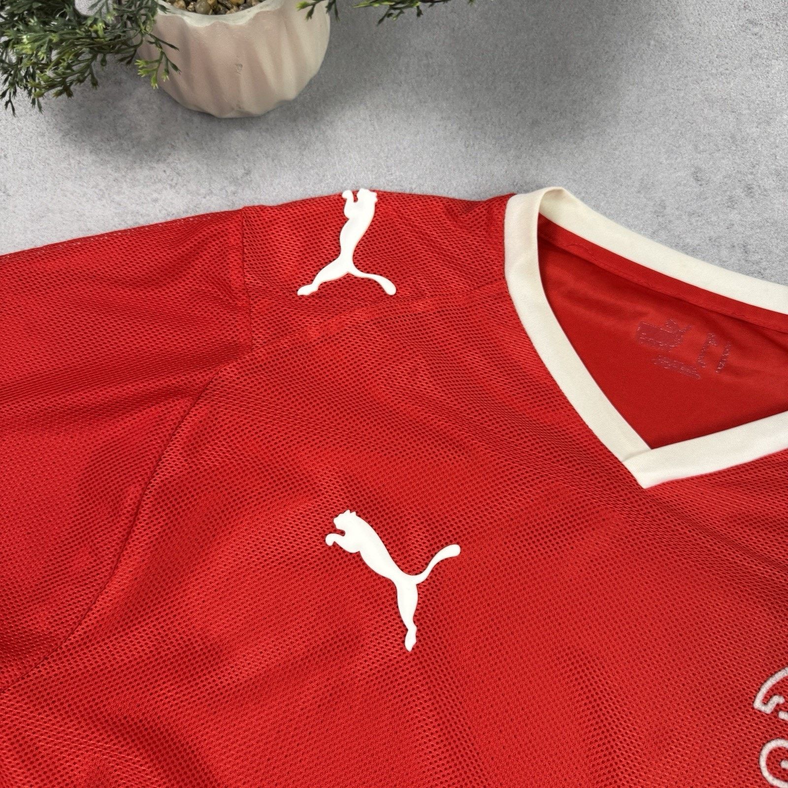 Puma Switzerland Puma 2008 2010 Home Soccer Jersey Size M Red Size US M / EU 48-50 / 2 - 4 Thumbnail