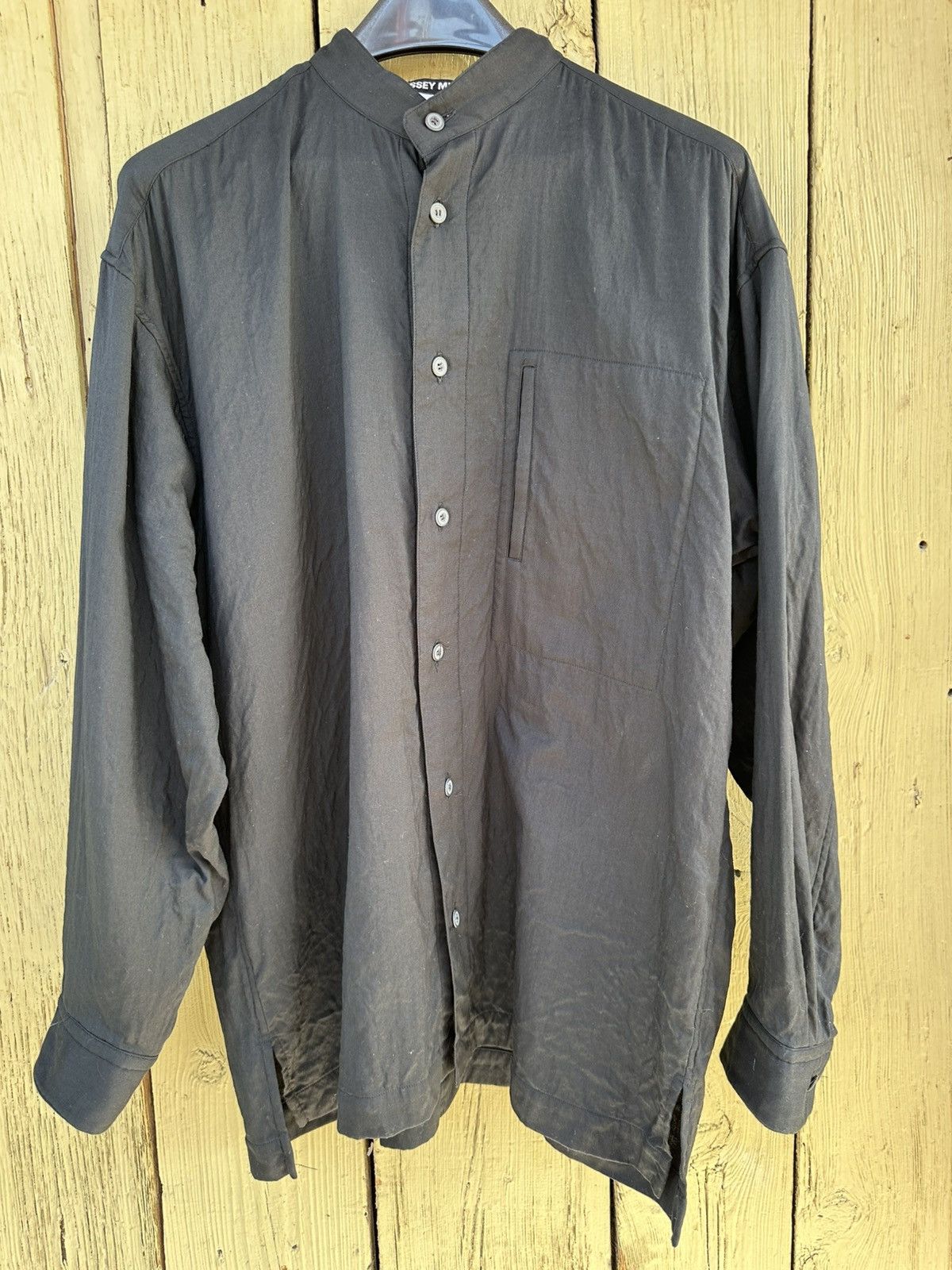 Issey Miyake Issey Miyake Cotton Dress Shirt Size US S / EU 44-46 / 1 - 1 Thumbnail