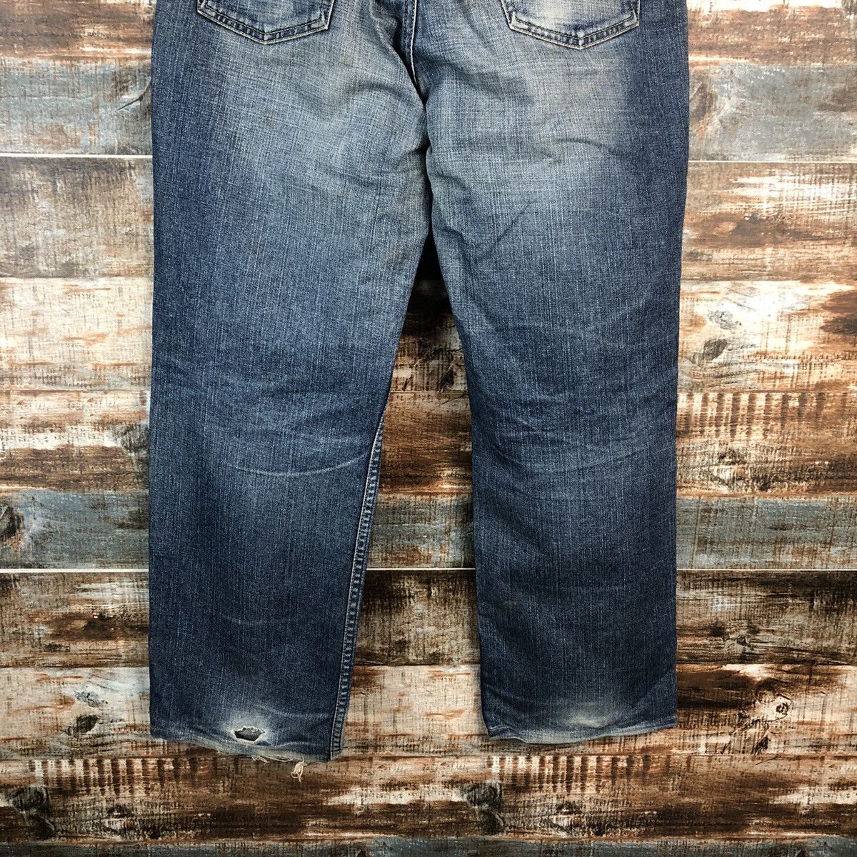 Levi's Levis 533 Blue Denim ripped distressed Pants #A2609 Size US 36 / EU 52 - 17 Thumbnail