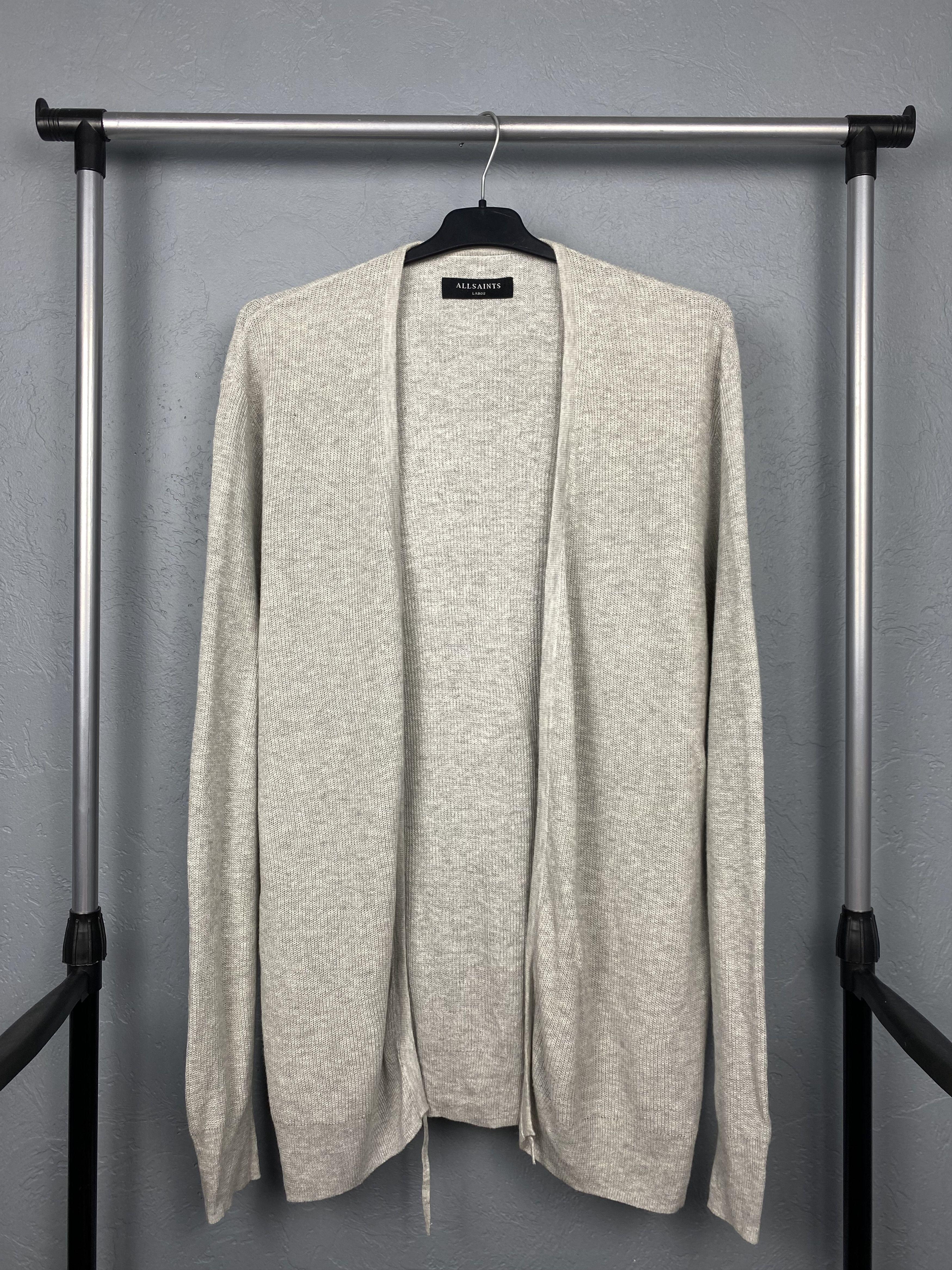 Allsaints Allsaints Tine Linen Knit Mens Cardigan Size US L / EU 52-54 / 3 - 1 Thumbnail