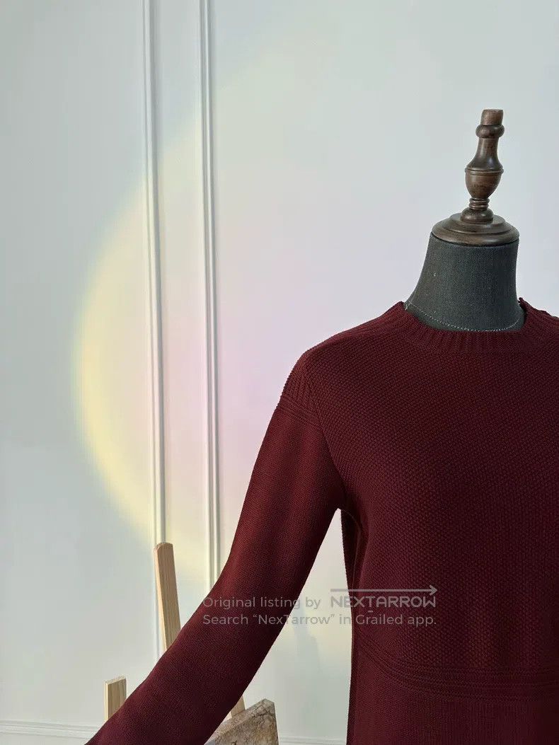 Hermes Hermes Wool Blend Knit Bodycon Dress, Date Red Size XS / US 0-2 / IT 36-38 - 6 Thumbnail