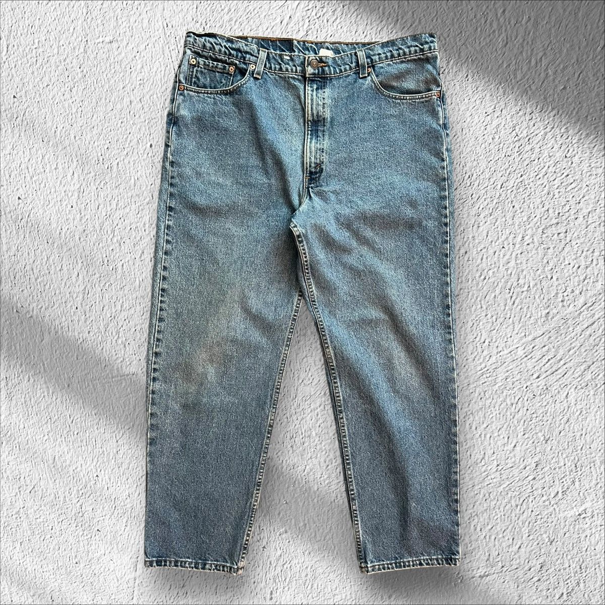 Levi's Vintage 90s Levi’s 550 Relaxed Fit Jeans 40x30 Made in USA Size US 40 / EU 56 - 2 Thumbnail