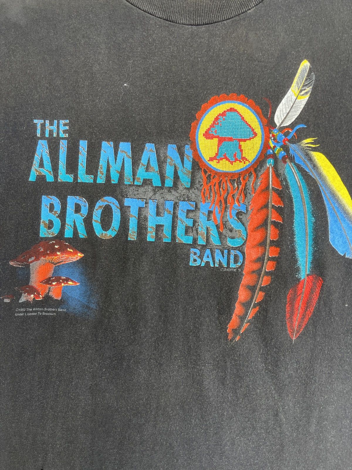 Band Tees Sun Faded🔥Vtg 1992 The Allman Brothers Band T-Shirt Size US M / EU 48-50 / 2 - 15 Thumbnail
