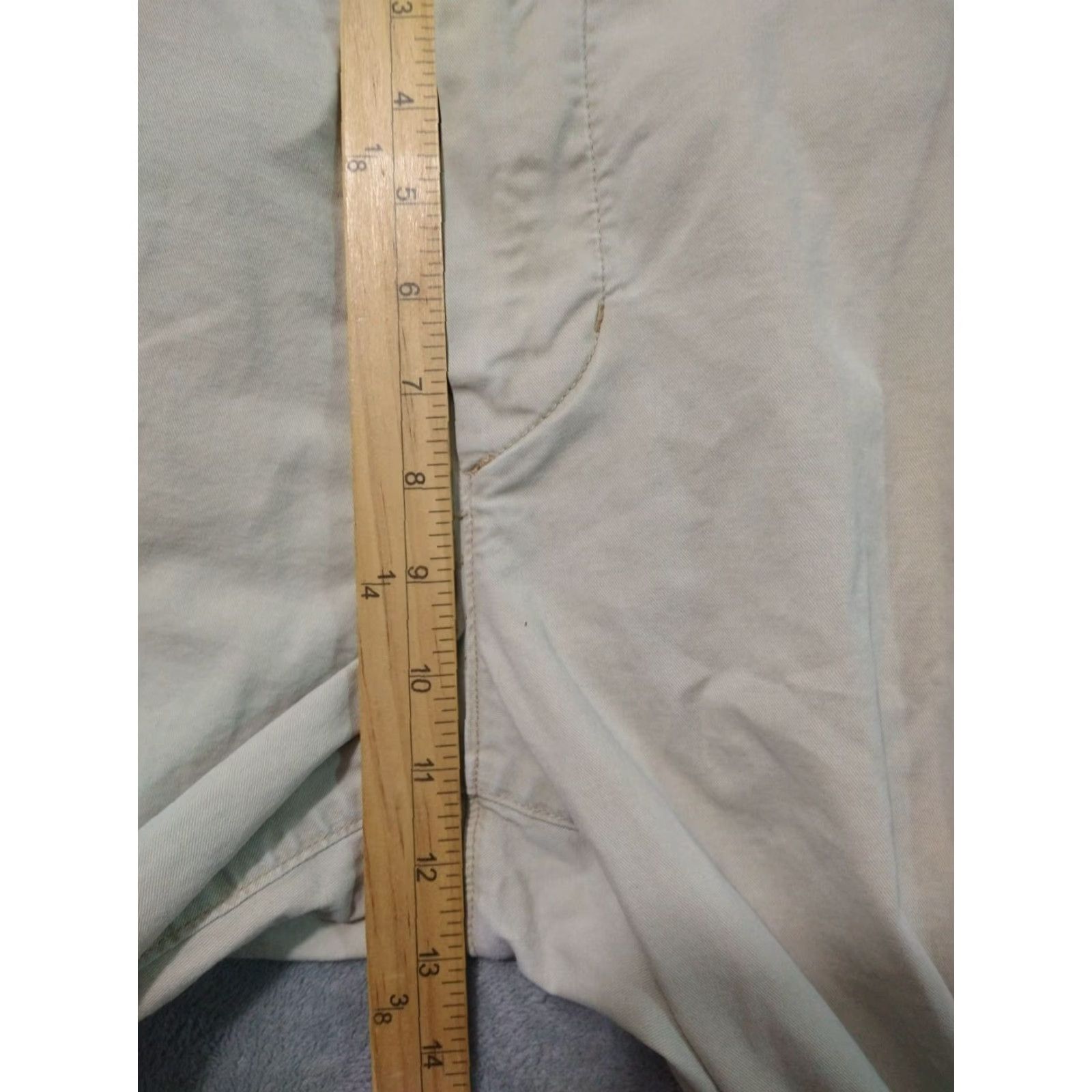 American Eagle Outfitters American Eagle Pants Mens 34x32 Beige Chino Slim Straight Next Level Flex Casual Size US 34 / EU 50 - 4 Thumbnail