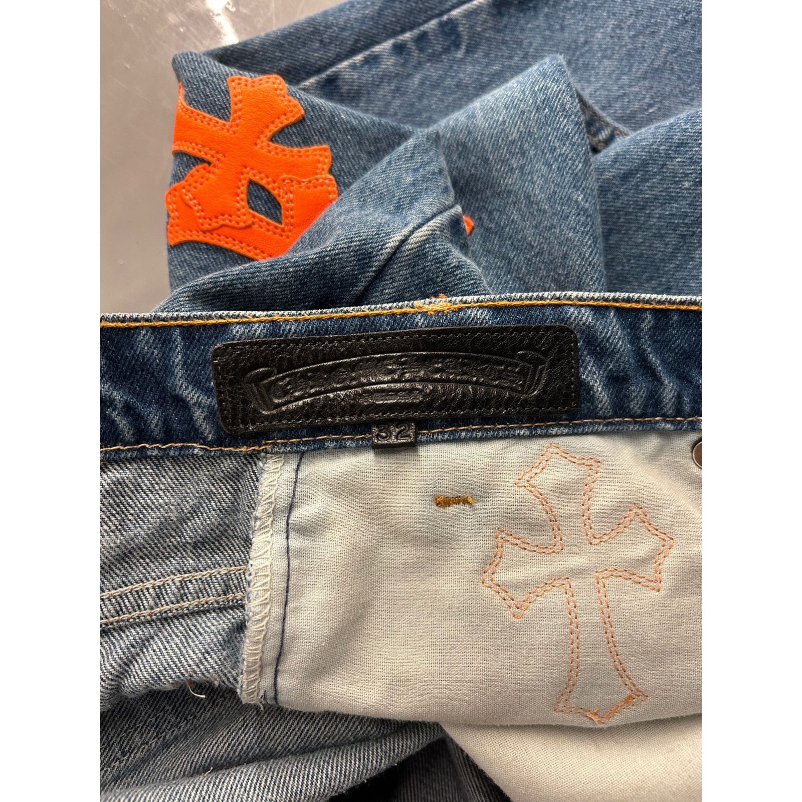 Chrome Hearts Art Basel Patched Levis Size US 32 / EU 48 - 3 Thumbnail