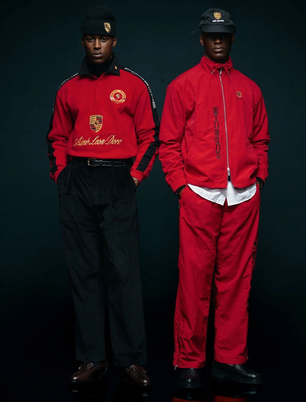 Aime Leon Dore Aime Leon Dore x ALD / Porsche Crest Rugby Red Size Large Size US L / EU 52-54 / 3 - 3 Thumbnail