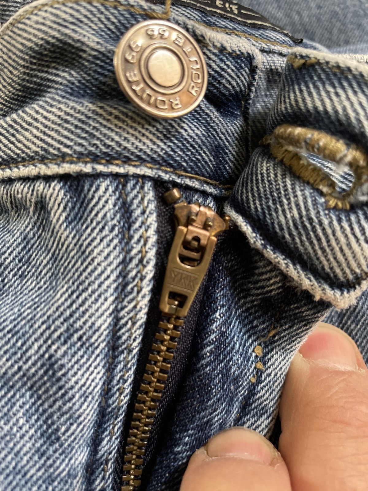 Route 66 × Vintage Route 66 Jean Denim Shorts Jorts Skater relaxed fit vintage Size US 36 / EU 52 - 8 Thumbnail