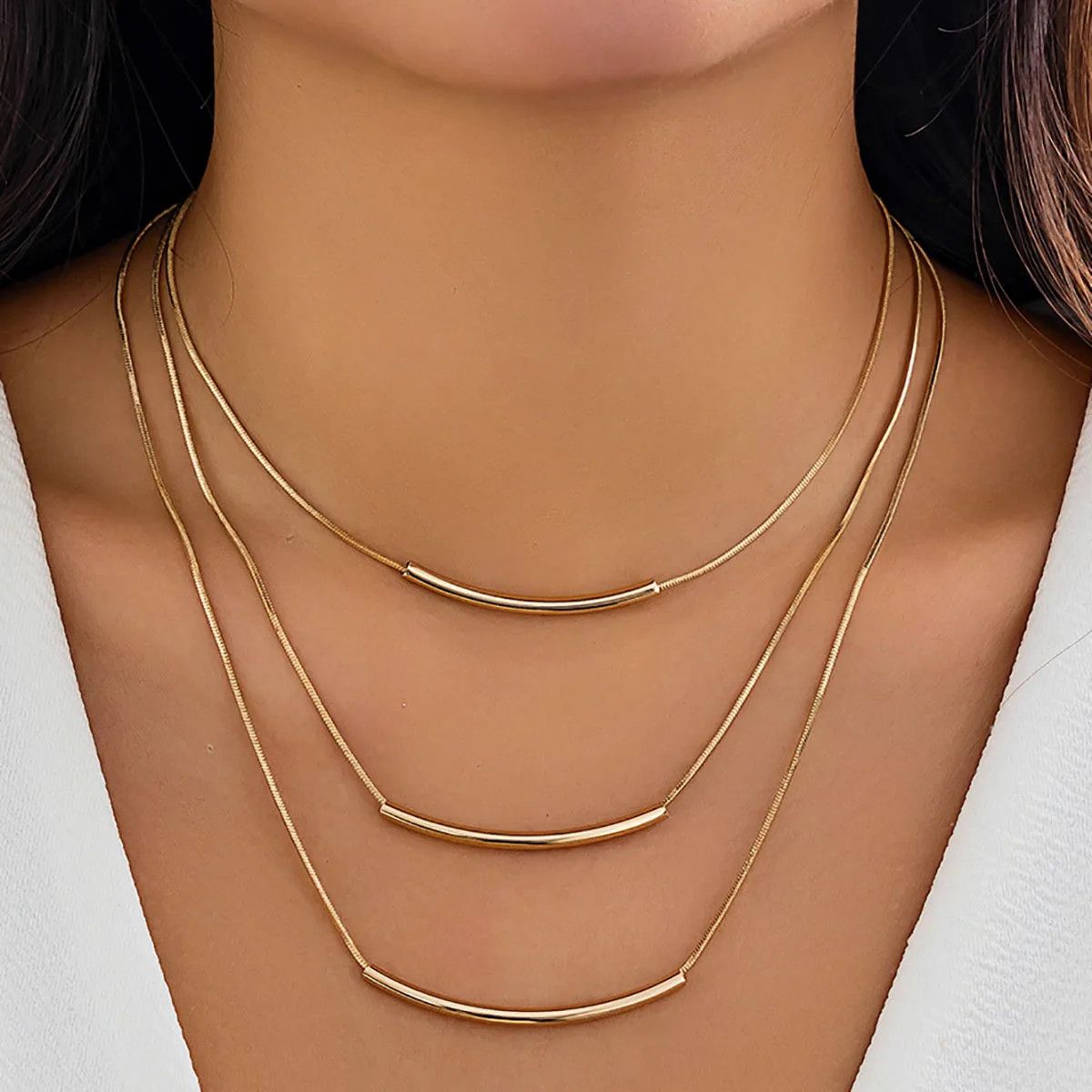 Japanese Brand × Vintage Boho Round Snake Chain Necklace Size ONE SIZE - 1 Thumbnail
