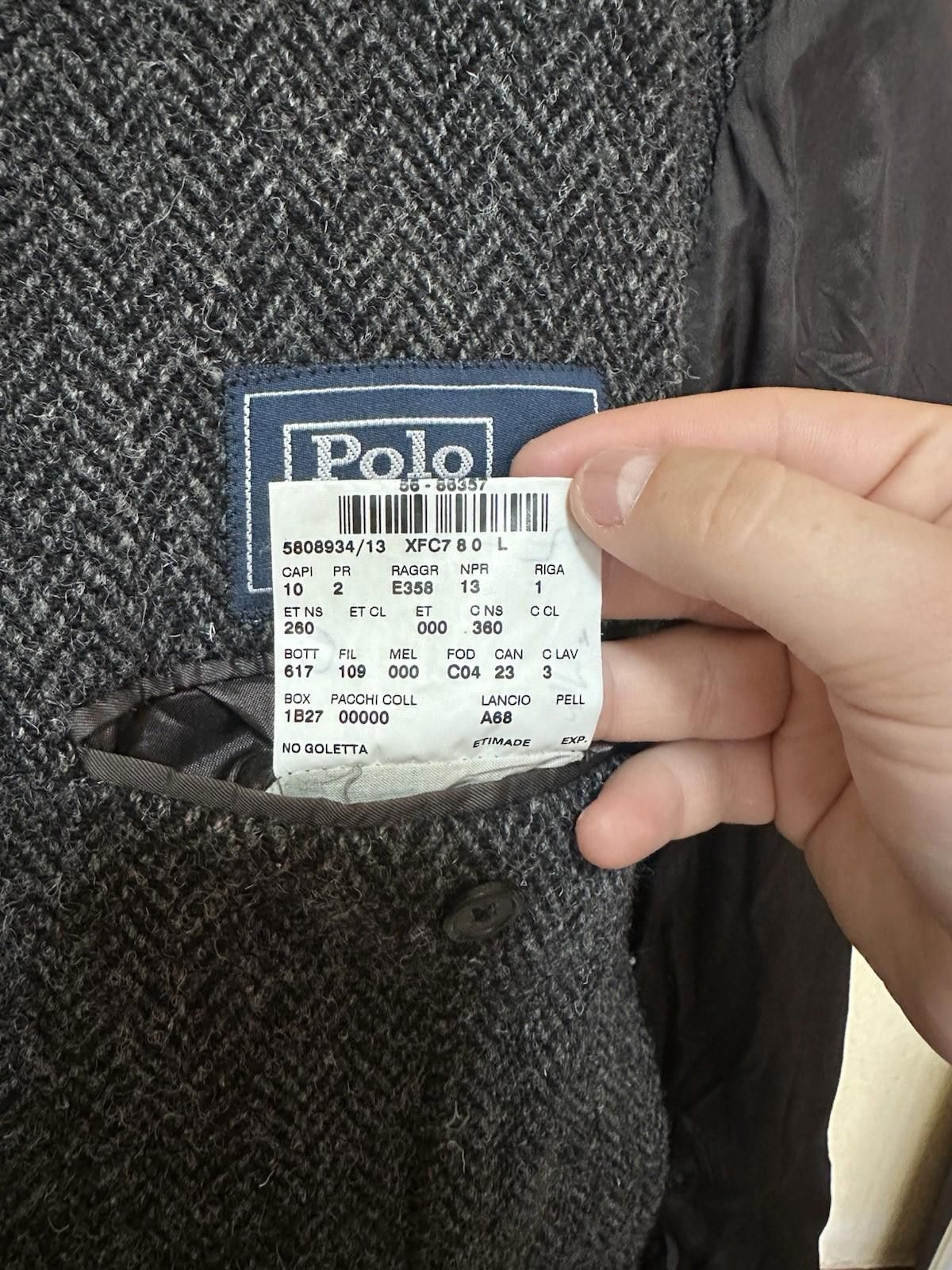 Polo Ralph Lauren VINTAGE POLO RALPH LAUREN WOOL SUIT JACKET Sz 42 Size 42R - 12 Thumbnail