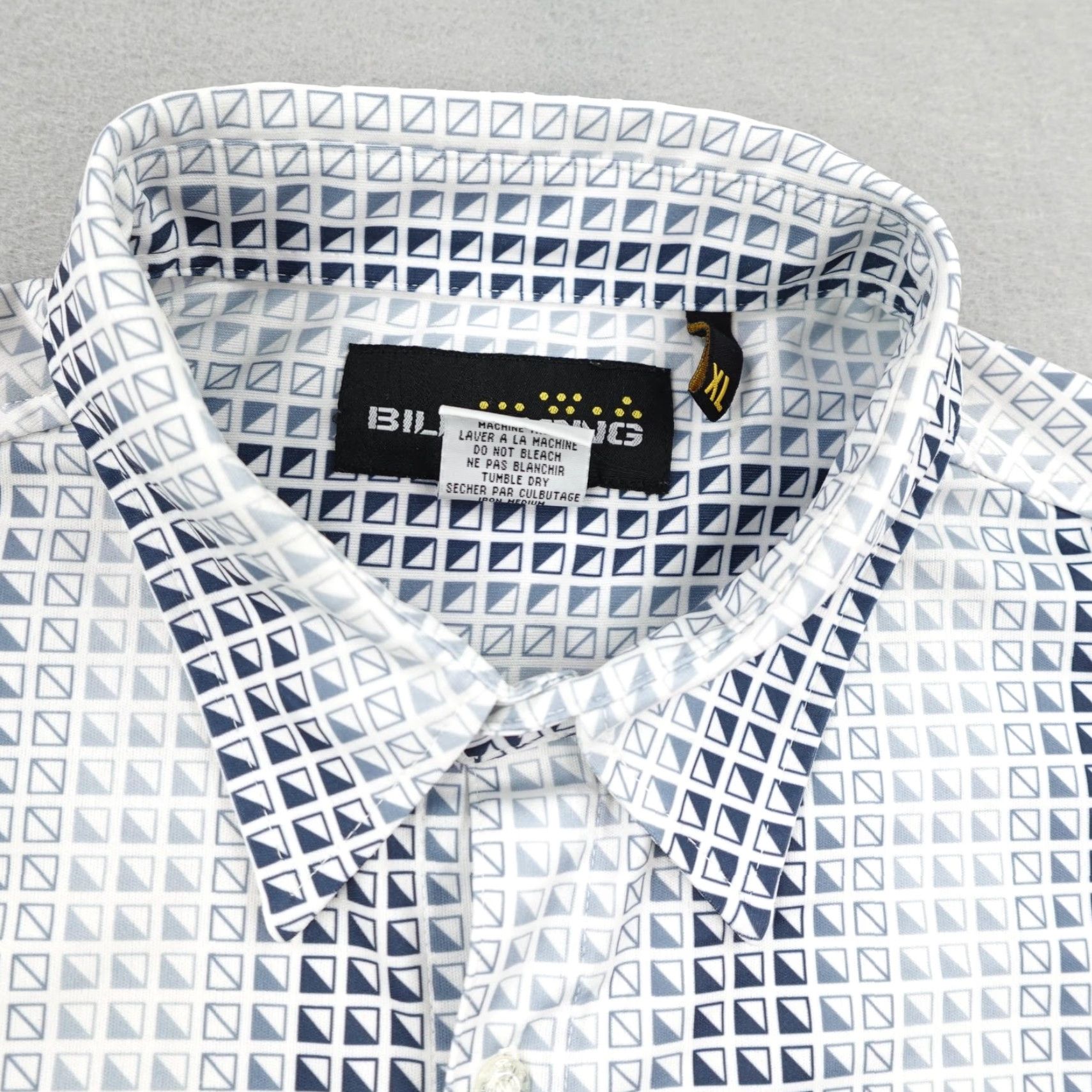 Billabong Vintage Billabong Shirt Mens XL Blue White Geometric Button Up Skate Surf Y2K Size US XL / EU 56 / 4 - 2 Thumbnail