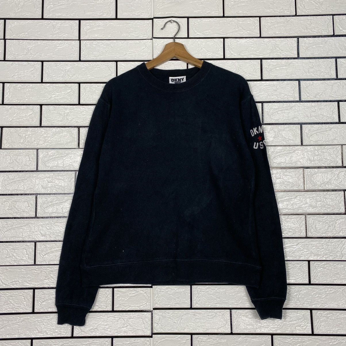 DKNY 📌Vintage Sweatshirt Crewneck DKNY Embroidery Size US M / EU 48-50 / 2 - 2 Thumbnail